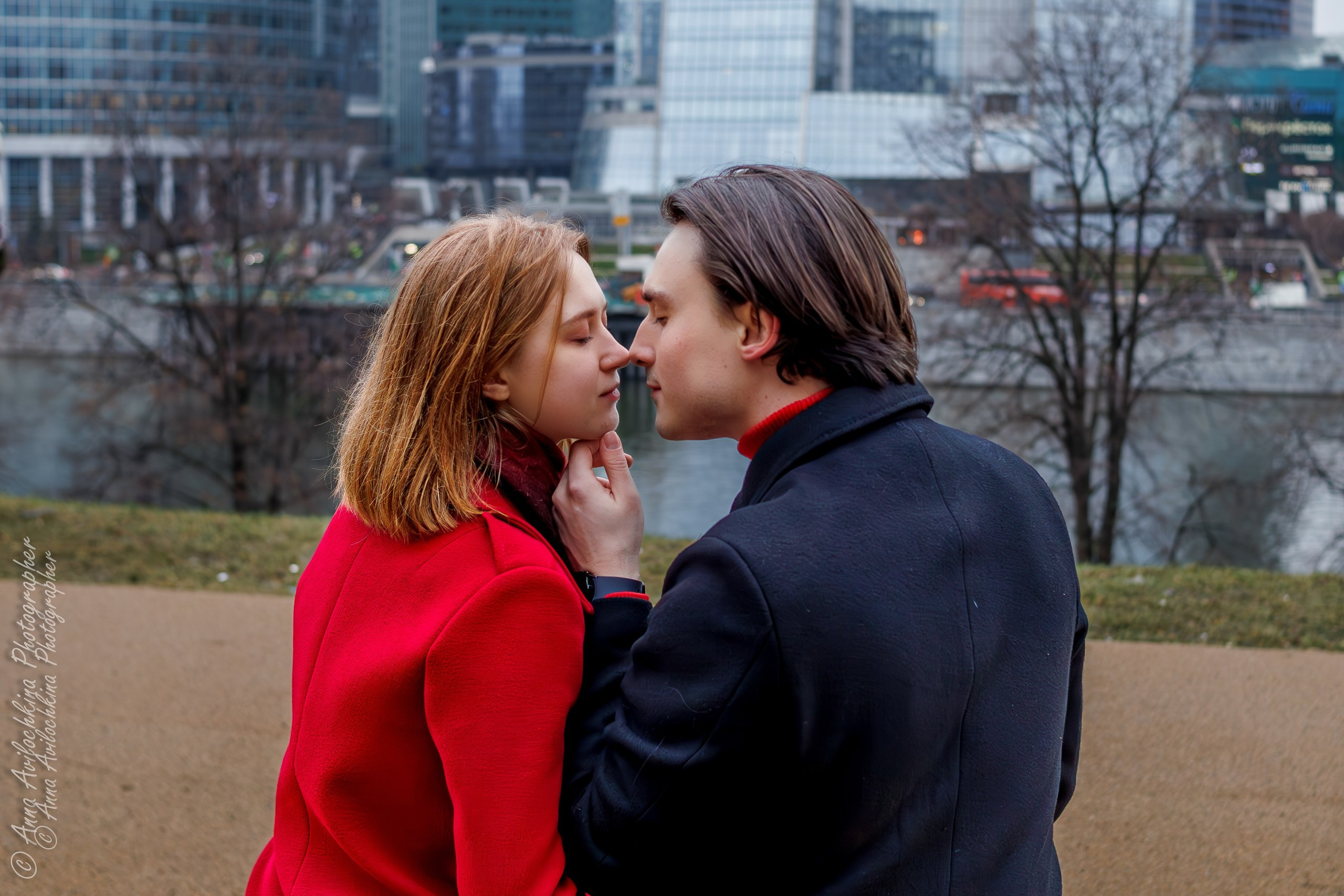 Лавстори; фотосессия для пары; Москва-Сити; фотопрогулка в Москва-Сити;