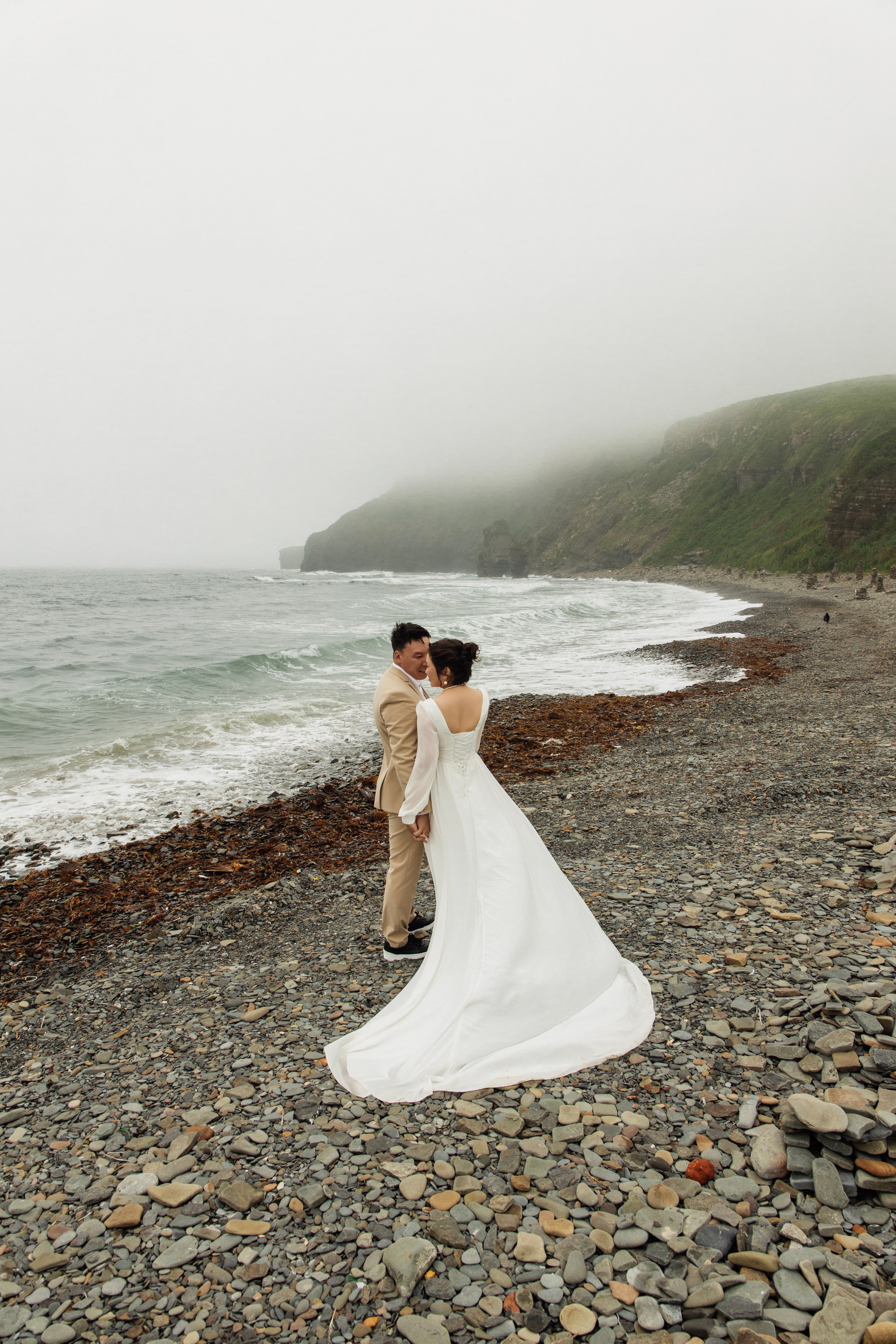 свадебная фотосессия Русский остров