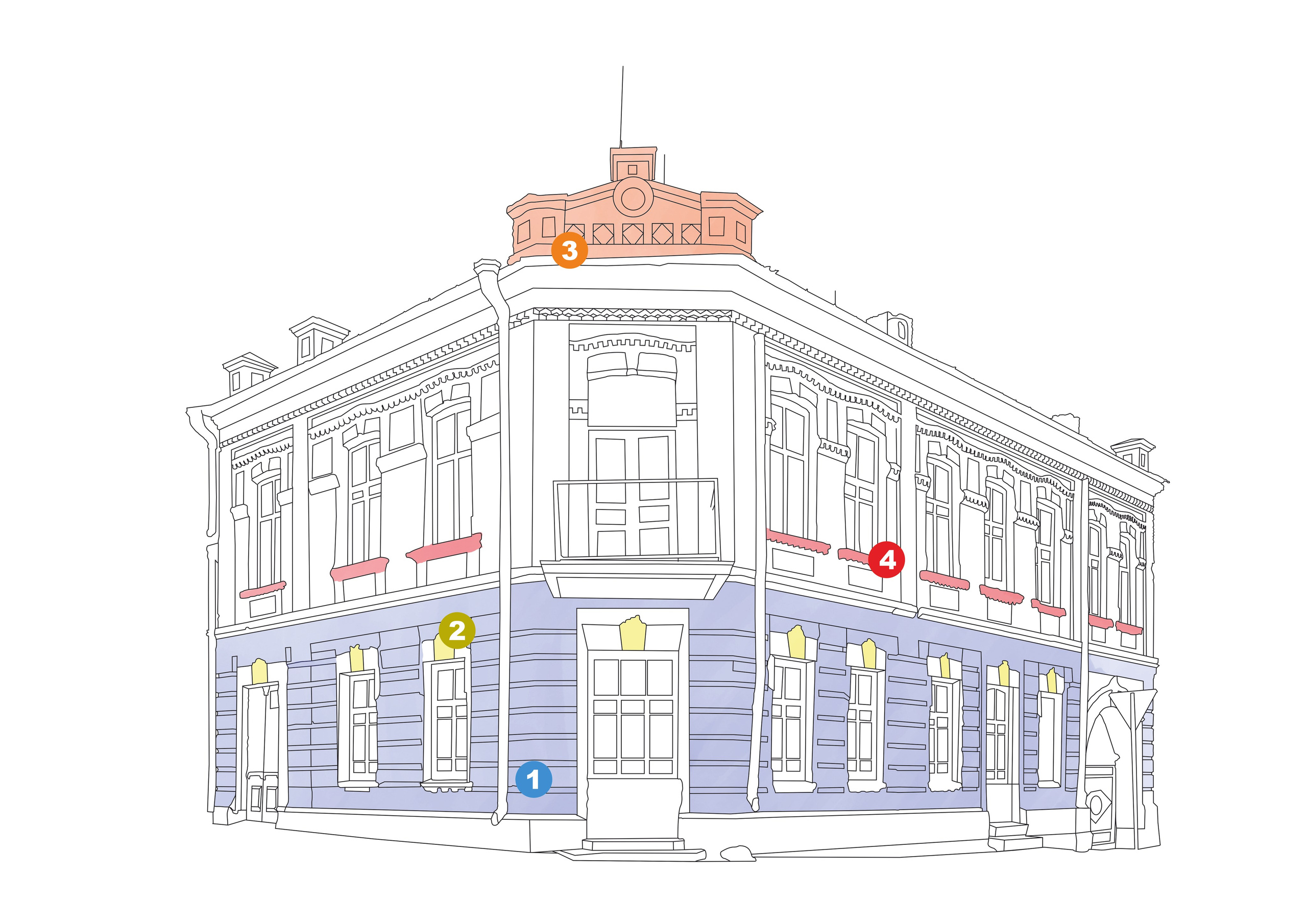 Жилой дом (дом купца М.Г. Бравого) 1896 г