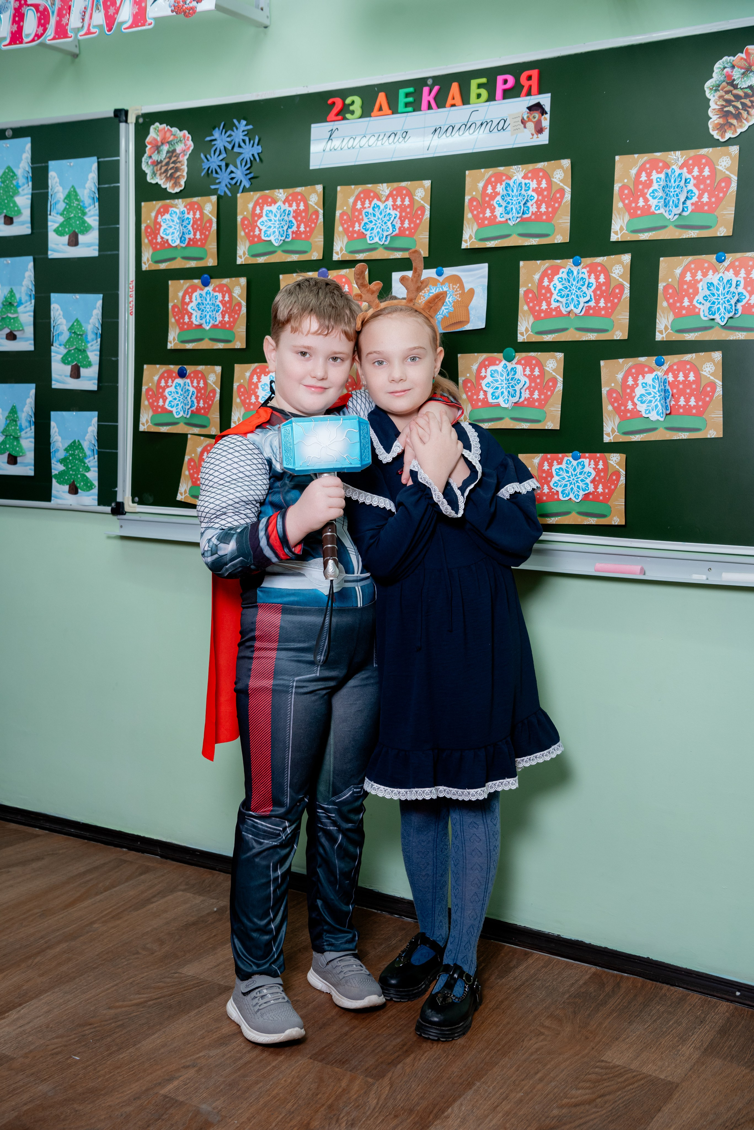 Школьная Ëлка для 1А класса. Фотограф в Волгограде и Волжском Александр Горбань