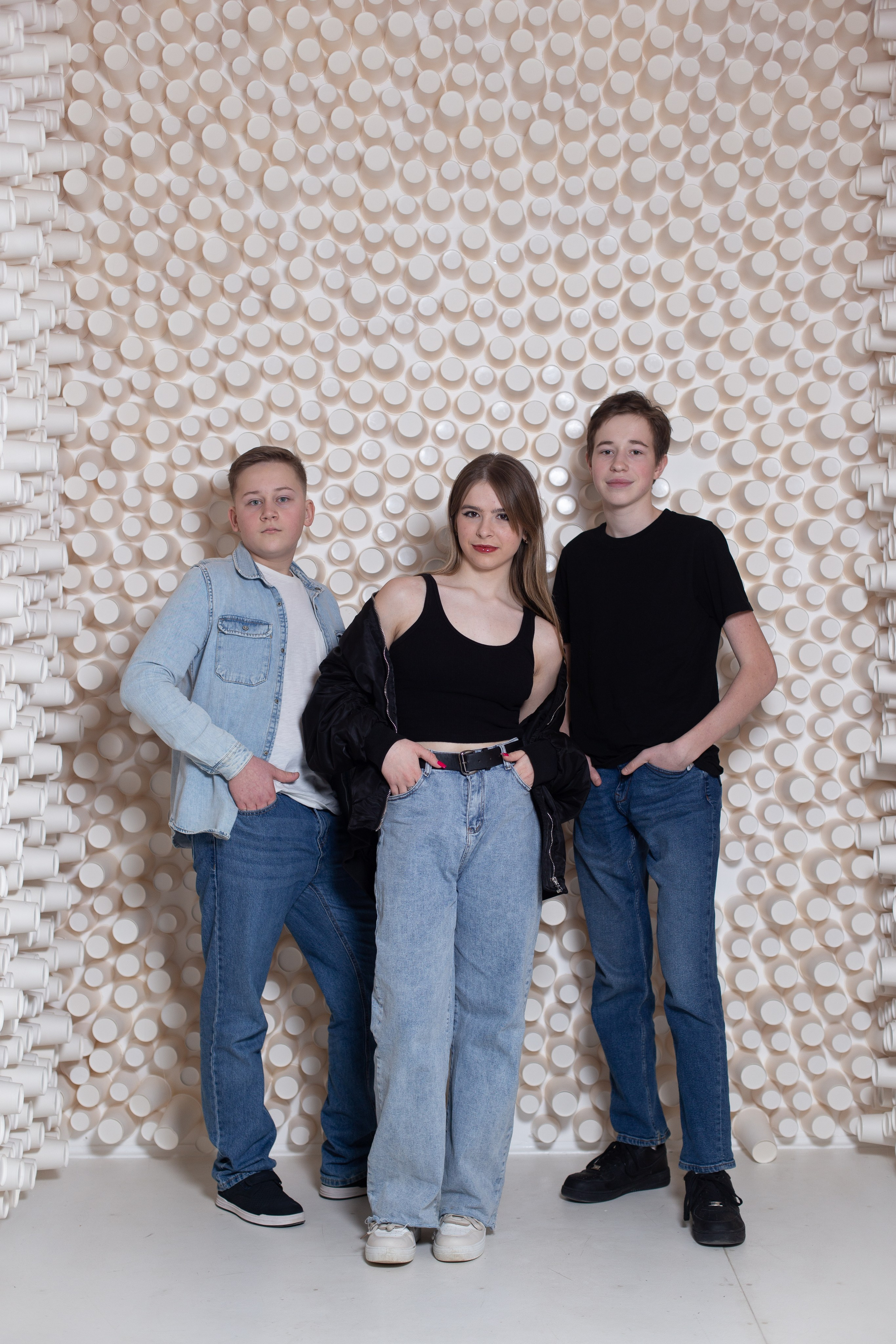 Студийная фотосессия для школьного выпускного альбома Жанна Бакунович