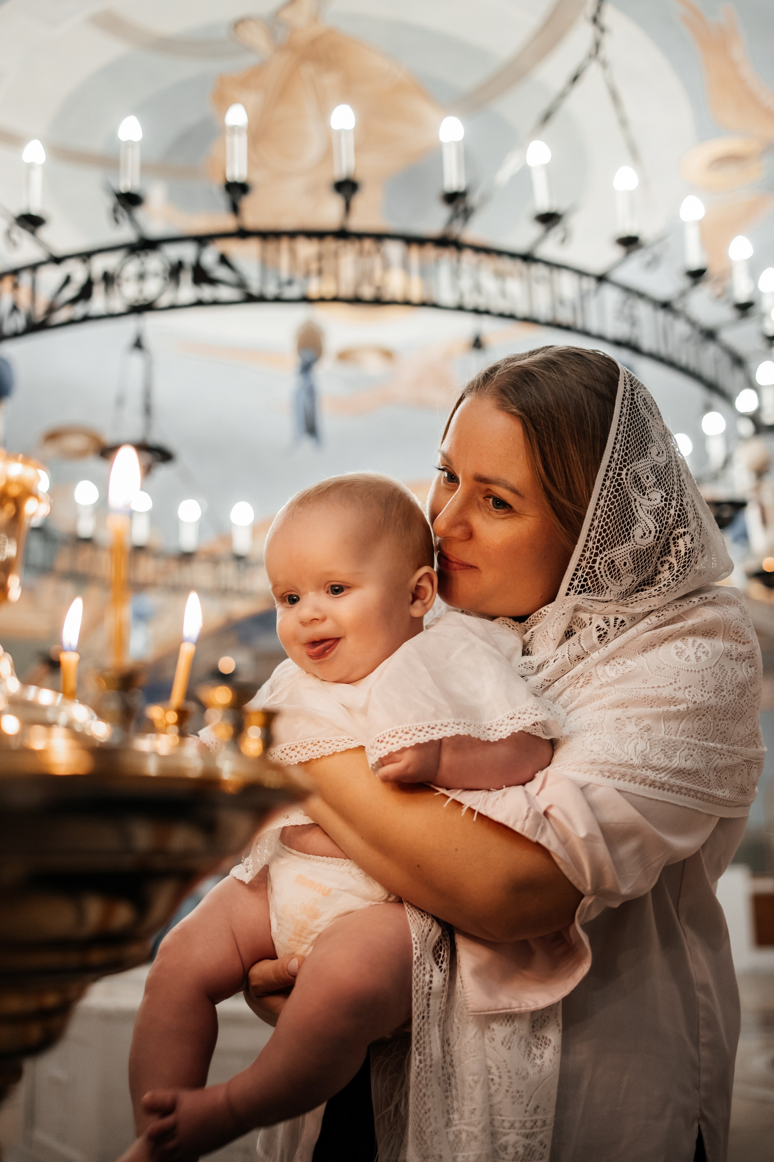 Таинство крещения. Семейный и женский фотограф в Москве Елизавета Волкова