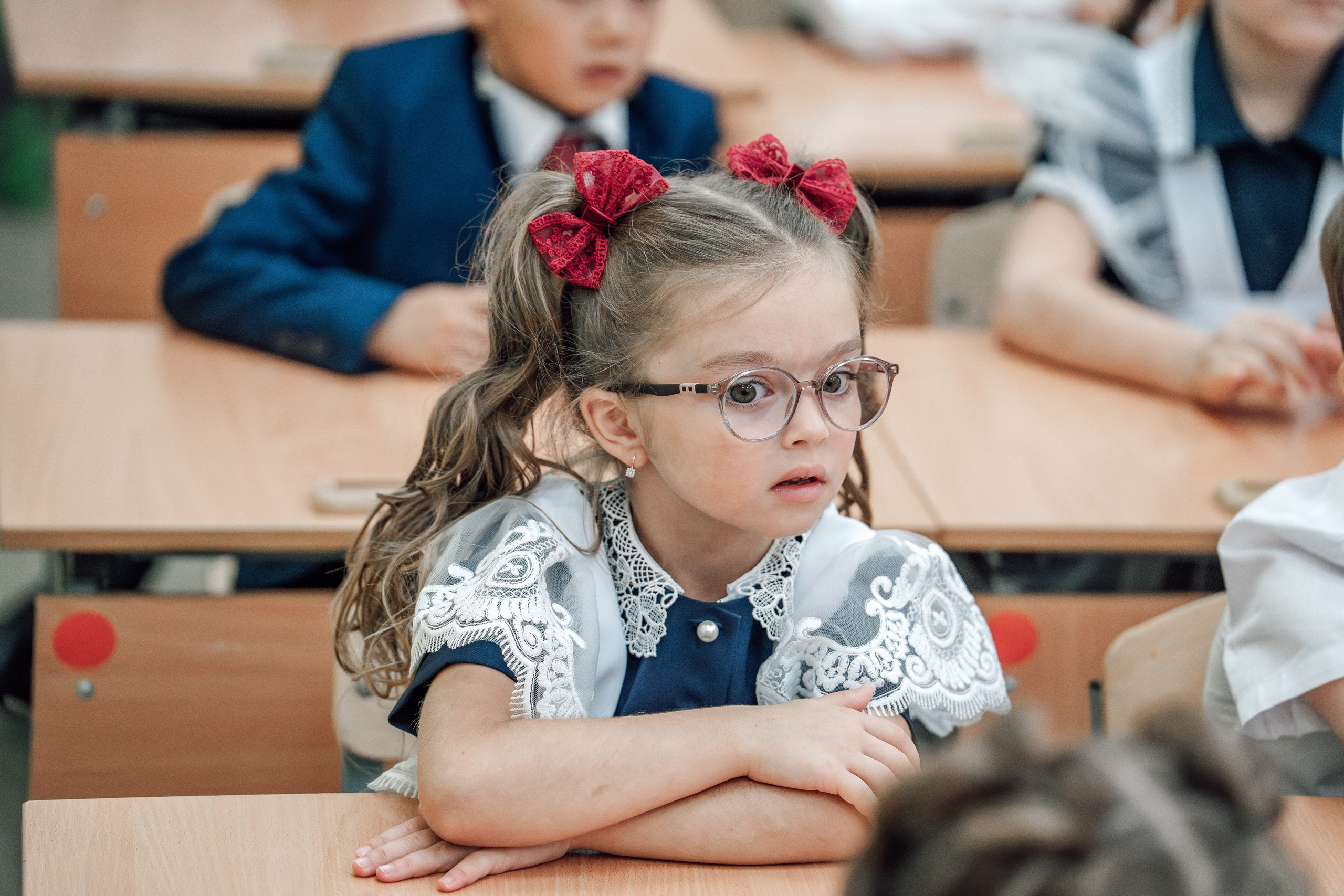 Первоклашки. Фотограф Юлия Паськова, город Бирюч