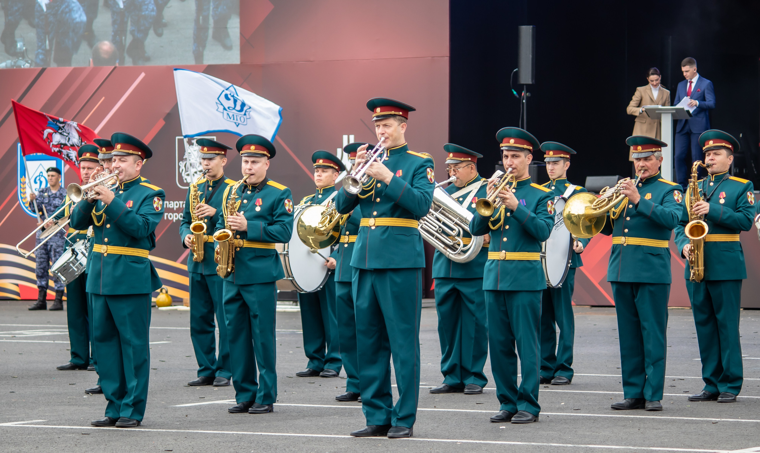 Военно-спортивный фестиваль Росгвардии в Лужниках