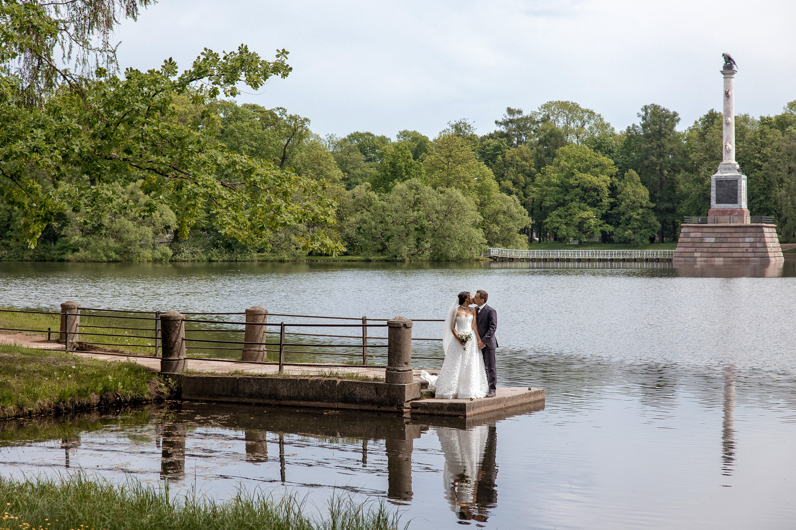 Свадебная фотосессия в Пушкине. Свадебный и семейный фотограф Алексей Аверин