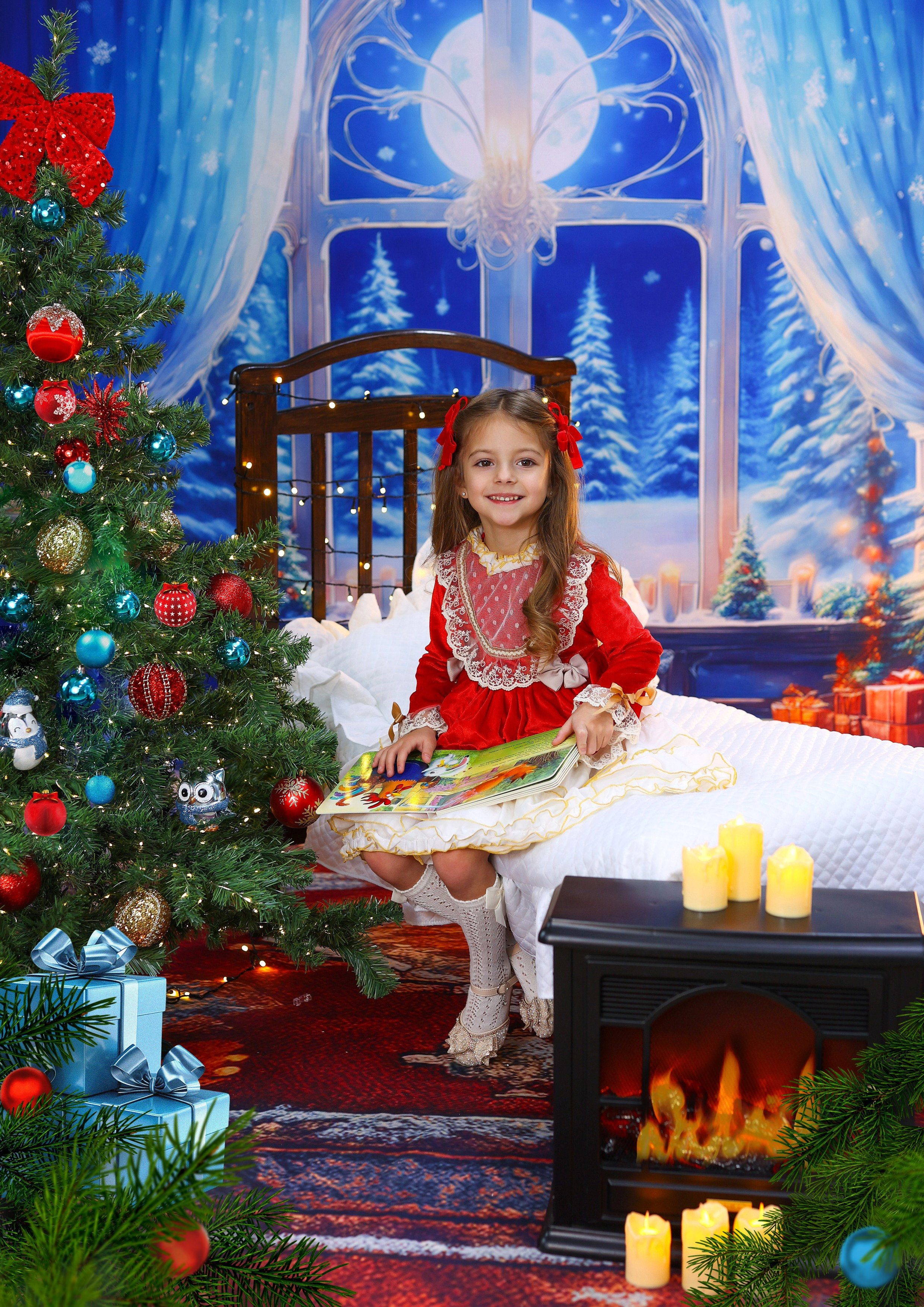 Новогодняя фотосессия. Фотограф в детский сад Елена Колчева Новокузнецк