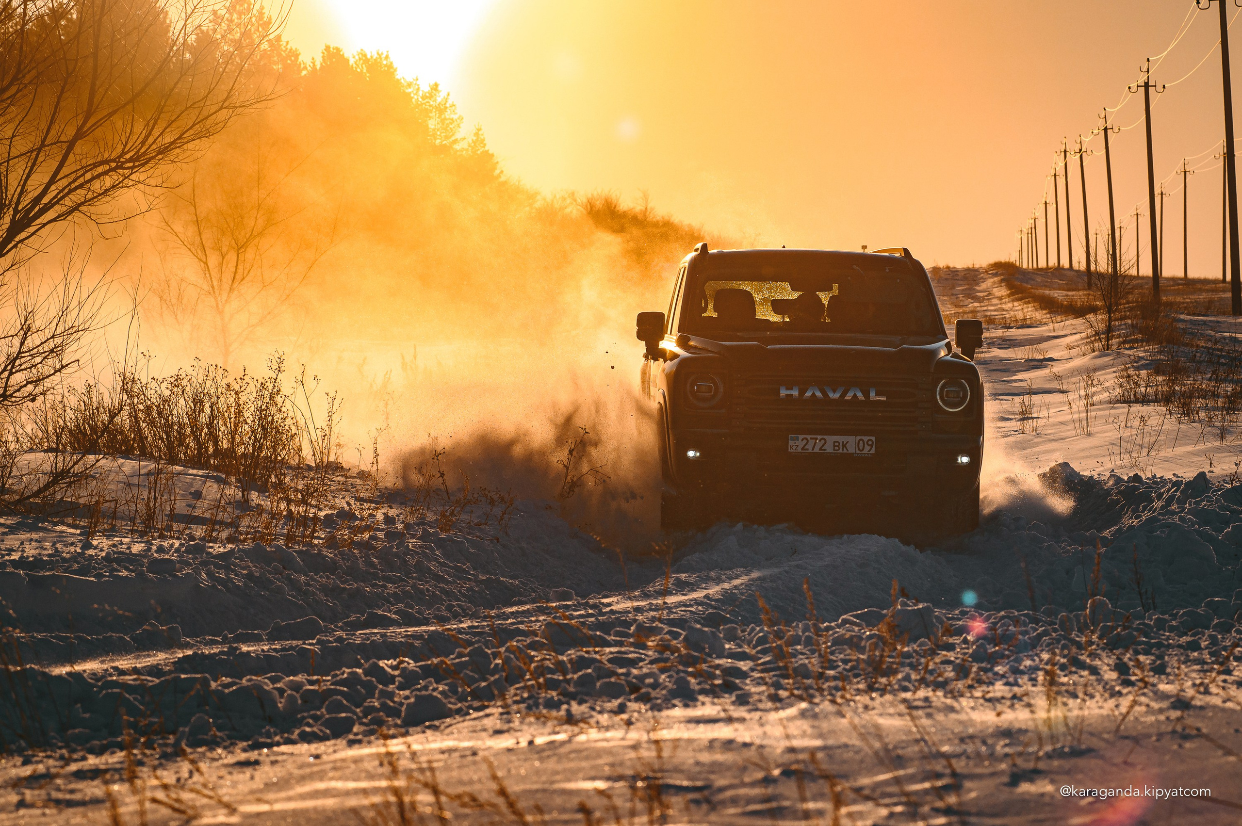 Зимний заезд на HAVAL H9. Кипятком Караганда