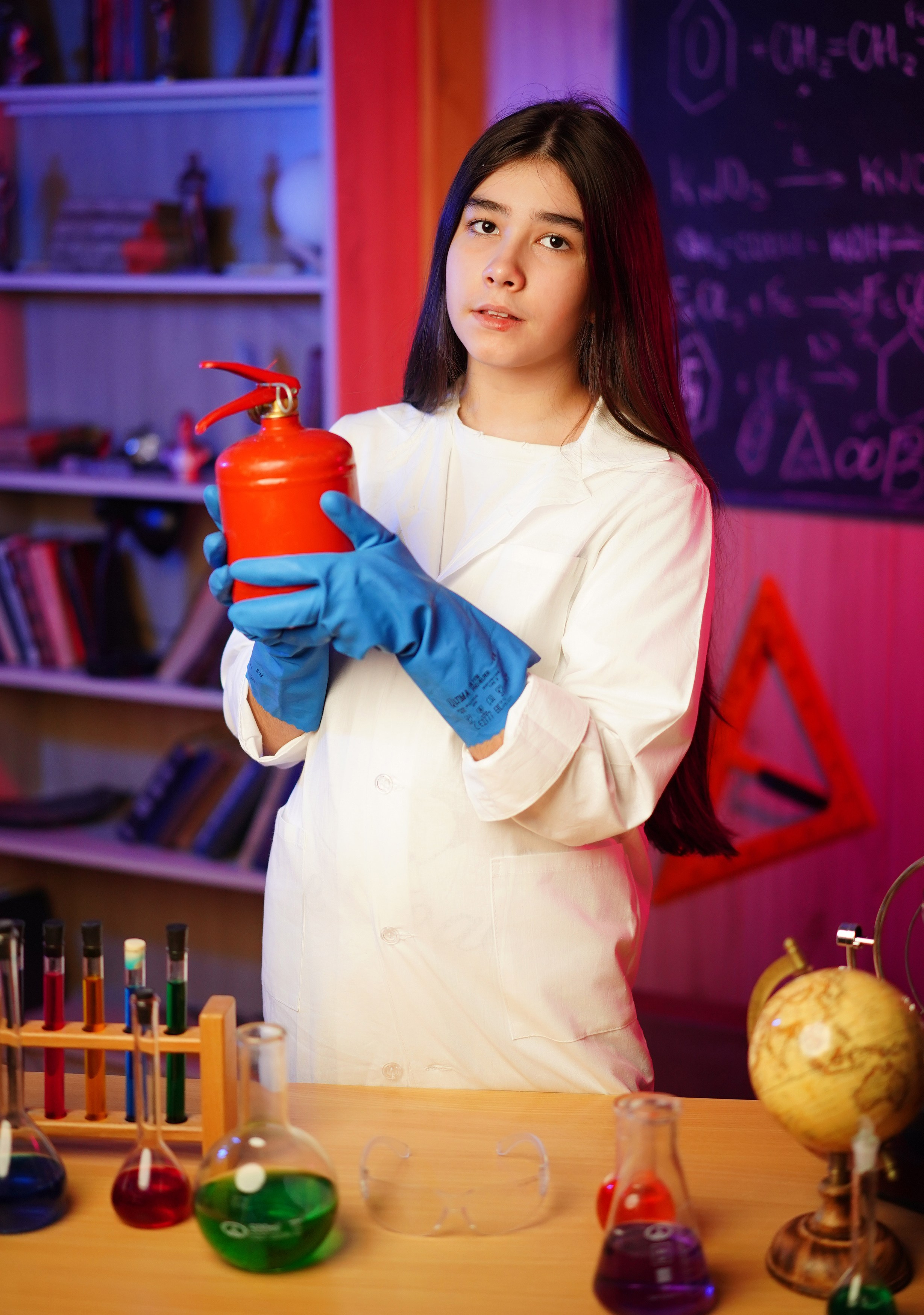 Фотосессия в стиле «Химики». GOTRA — выпускные альбомы в Тюмени