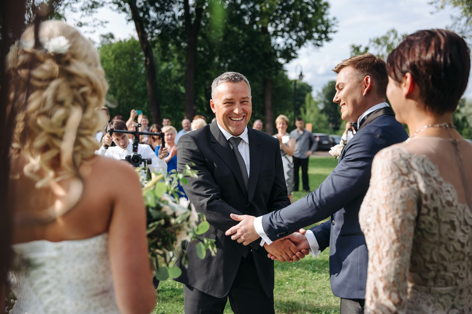 Стильная свадьба в крепости БИП. Свадебный фотограф в Санкт-Петербурге и Москве Андрей Нестеров