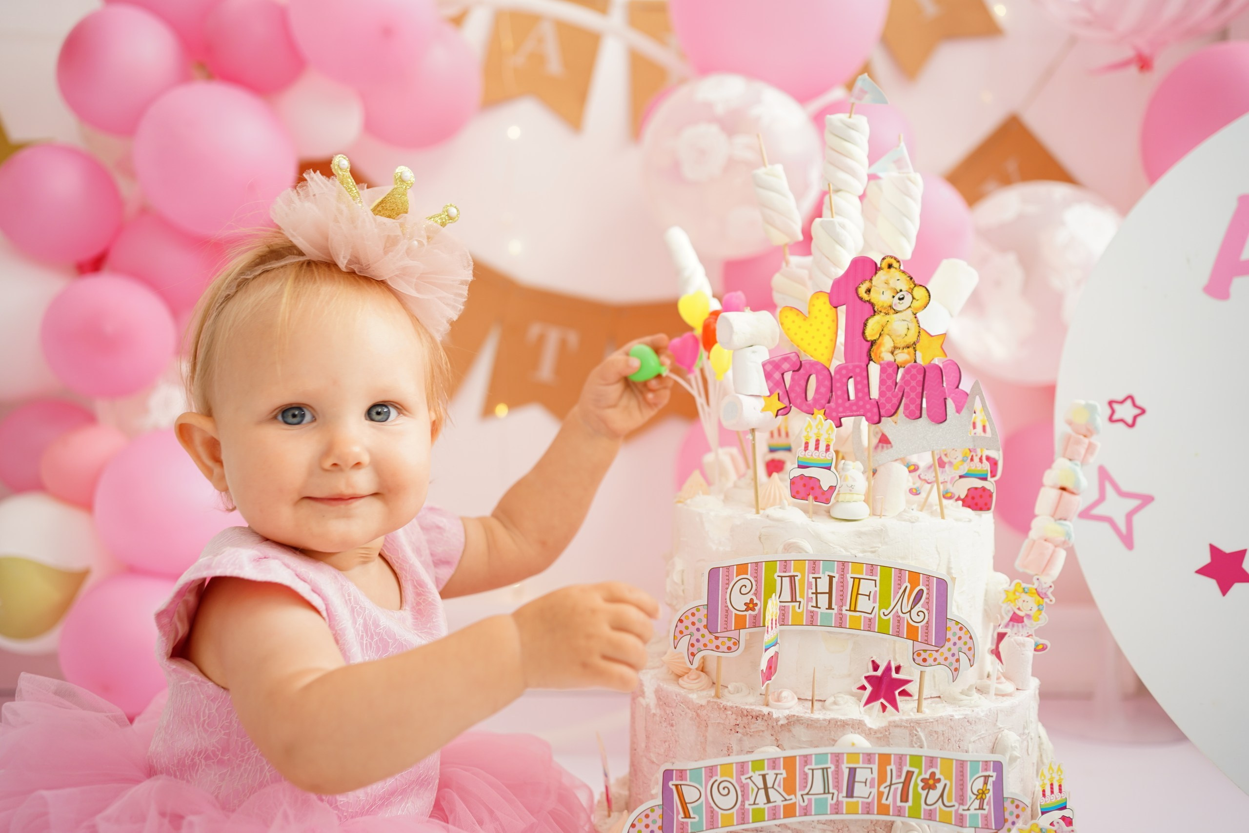 Фотоссесия на Годик для Девочки. Детская Фотостудия ГОДОВАСИКИ в Санкт-Петербурге фотосесия на годик