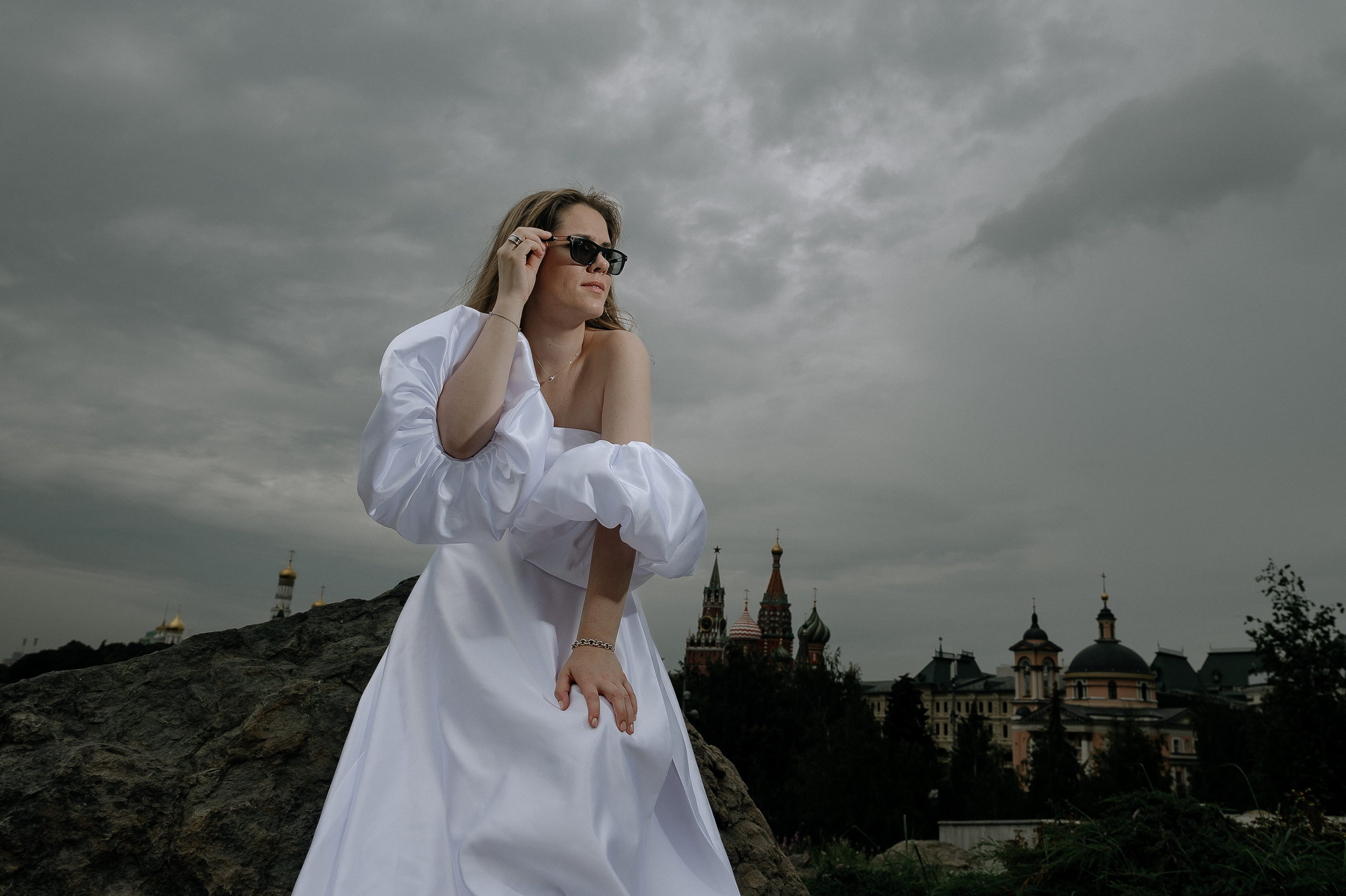 Фотосессия в парке Зарядье летом