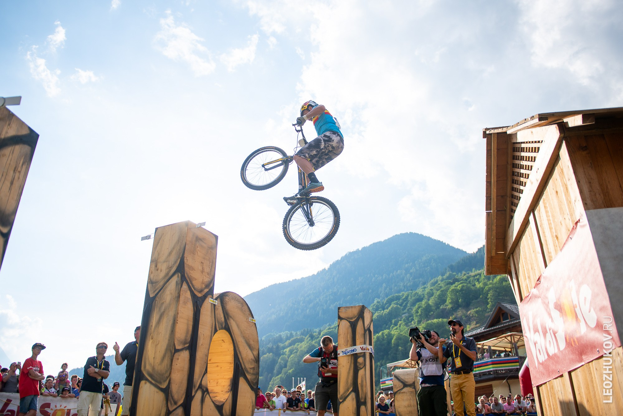 UCI Trials World Championships 2016 — finals. Sports photographer Leonid Zhukov