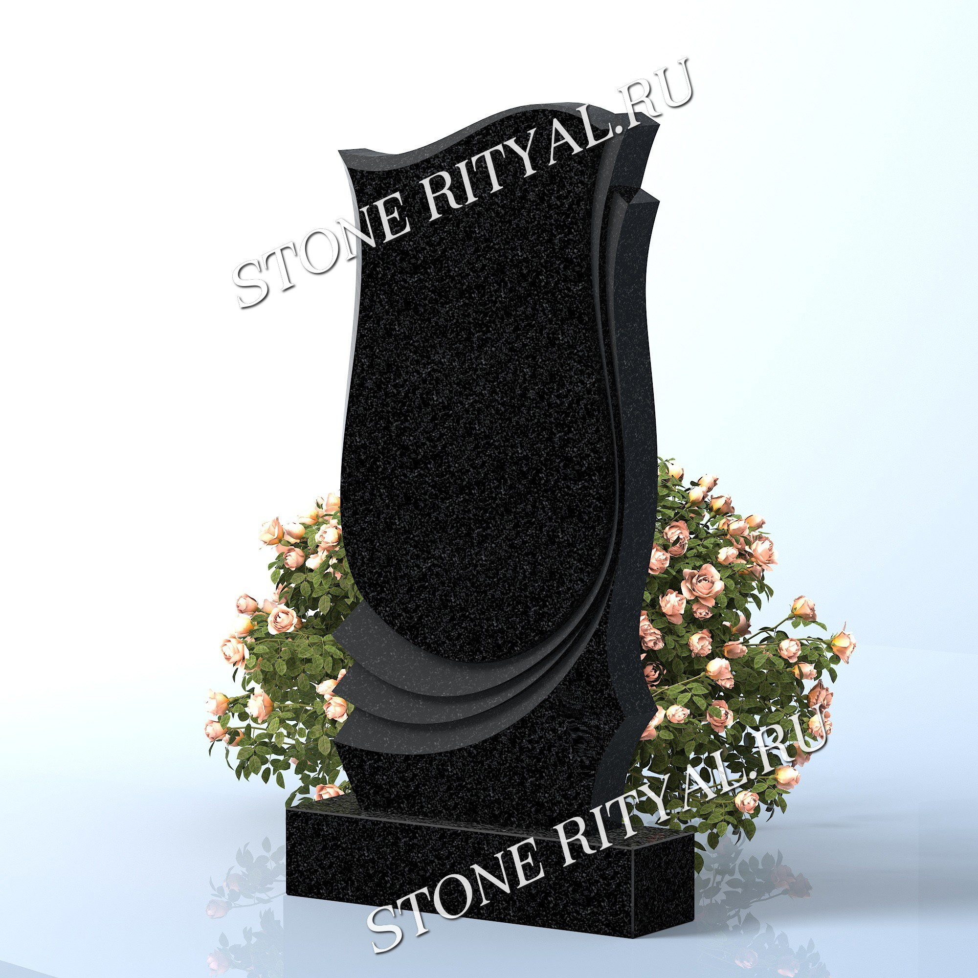 Вертикальные памятники прямые. Изготовление и установка памятников в Москве и МО