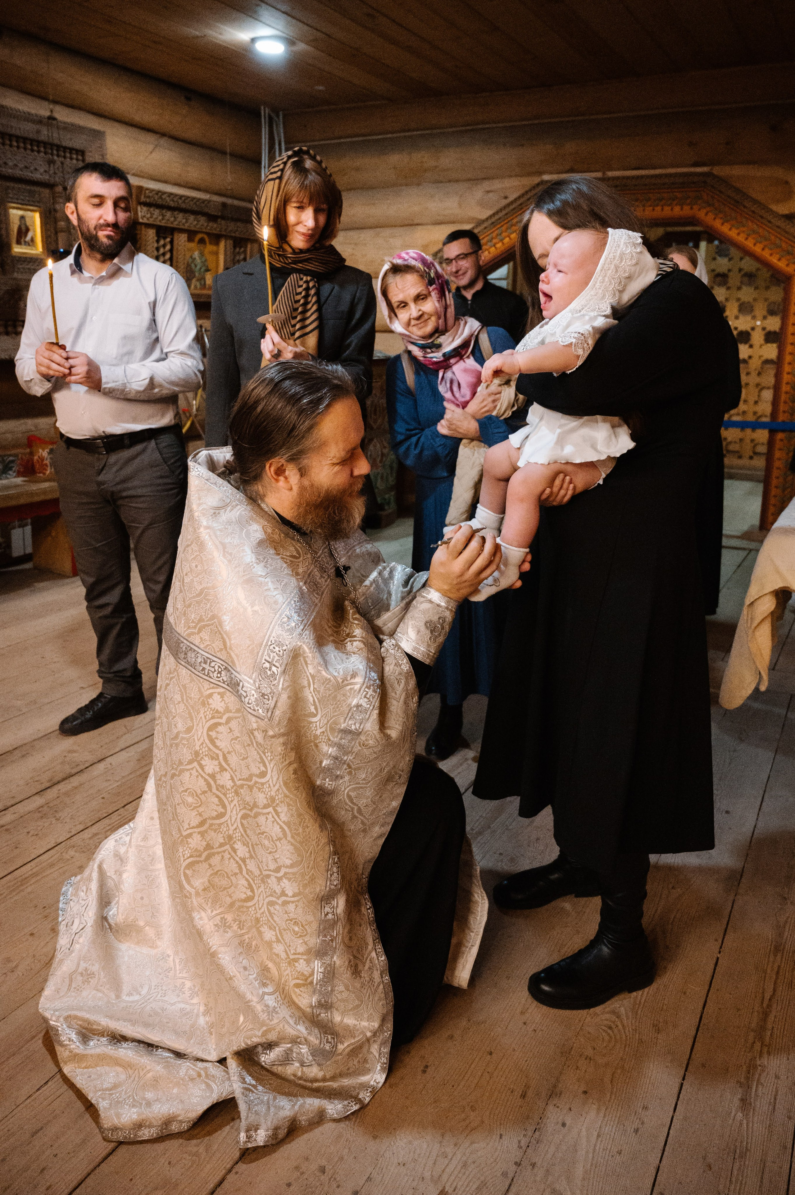 Фотосъёмка крещения в Санкт-Петербурге — Маргарита Иванова, фотограф. Фотограф беременности и семьи, домашние съемки, Ньюборн