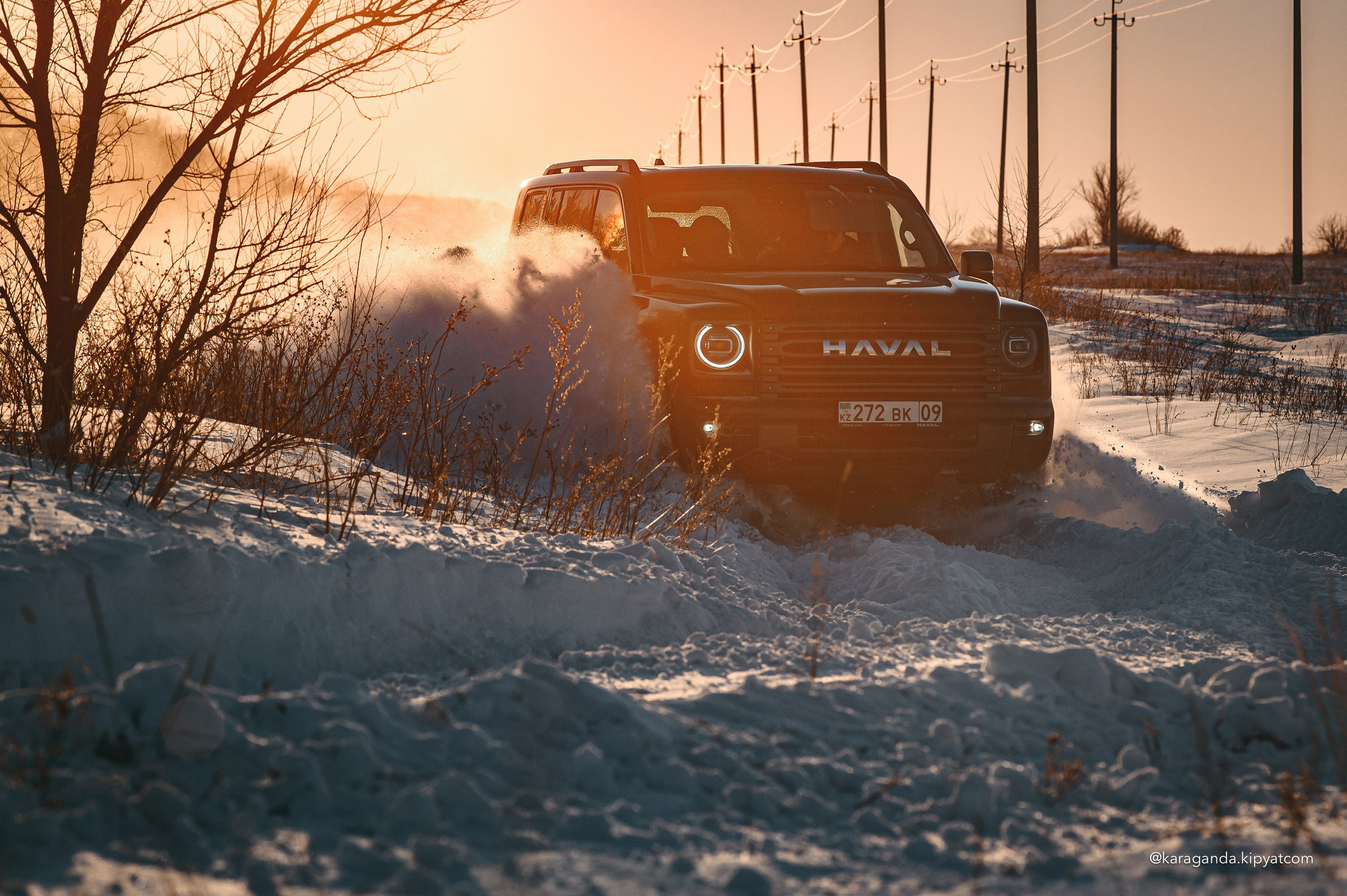 Зимний заезд на HAVAL H9. Кипятком Караганда