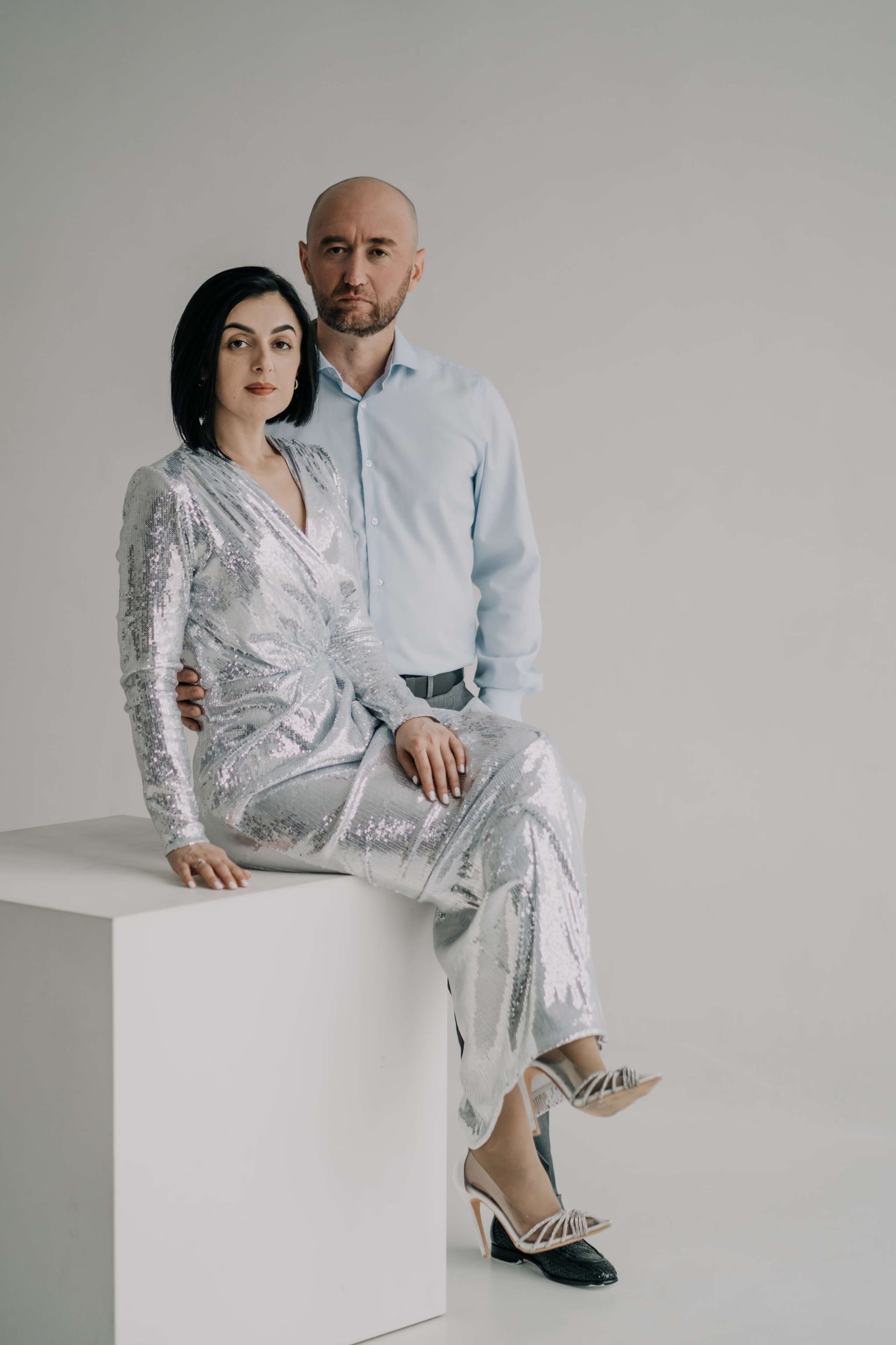 Свадебная фотосессия Аслана и Заиры в фотостудии. Фотограф в Кабардино-Балкарской республике, Нальчик, Инна Абакарова