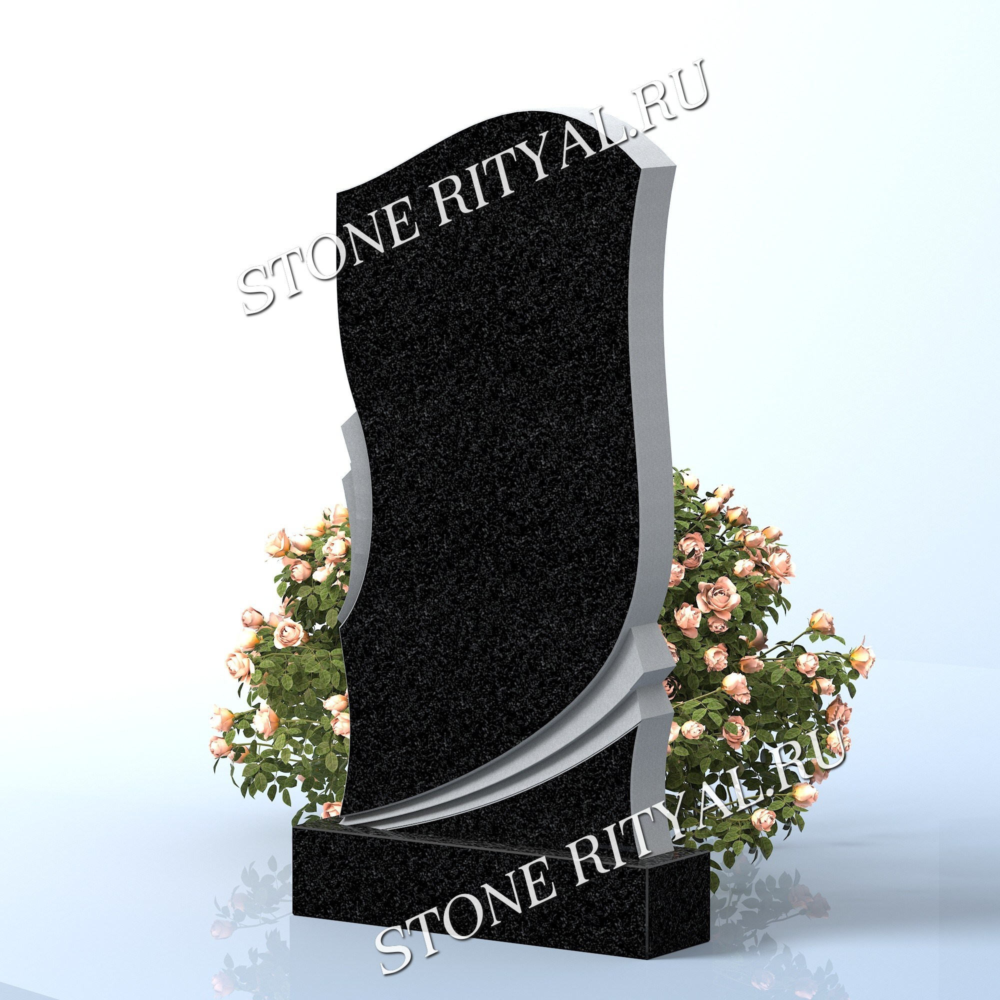 Вертикальные памятники прямые. Изготовление и установка памятников в Москве и МО