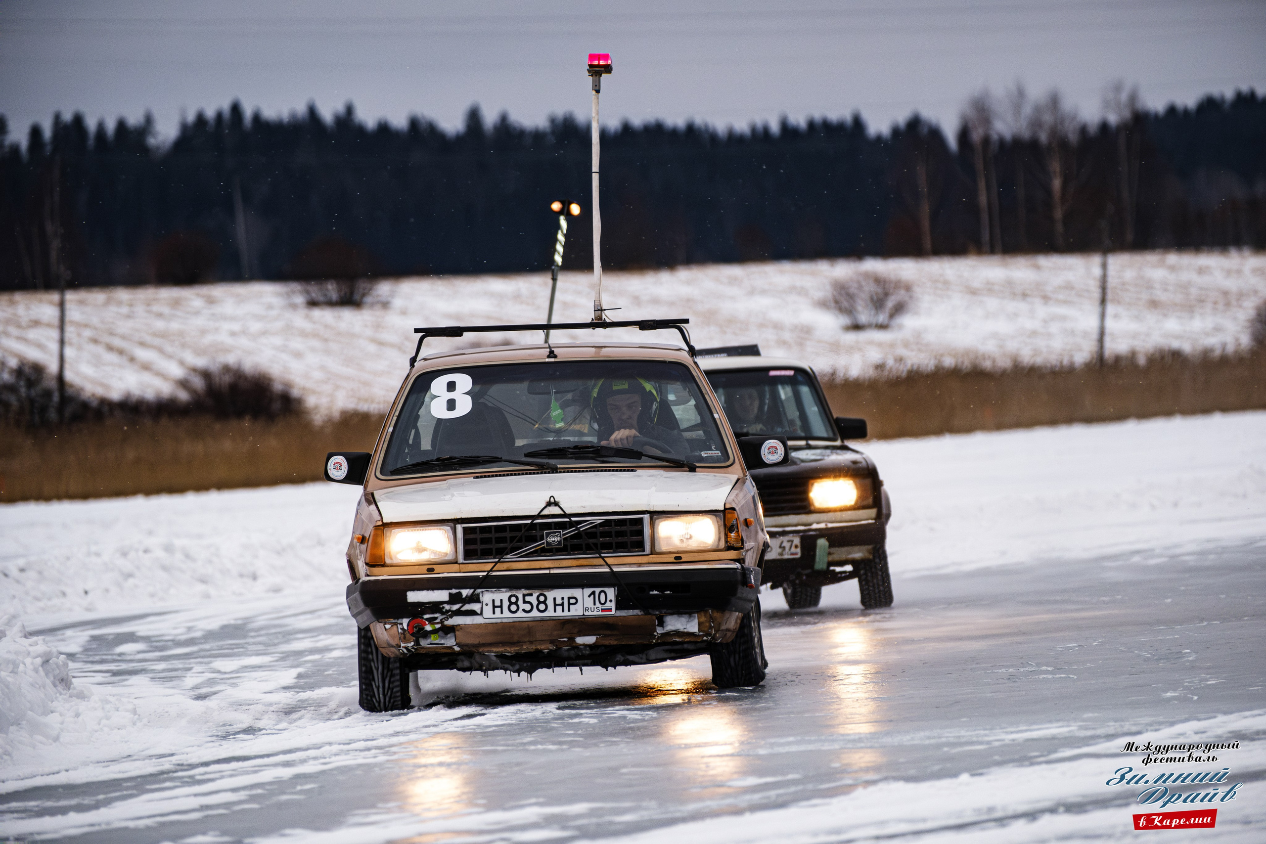 «Зимний Драйв в Карелии» Авто Марафон-гигант «25 часов на льду» Илона Накутис, Николай Грязин, джимхана, фотограф Антон Медведев, icoguar, Сортавала, Карелия