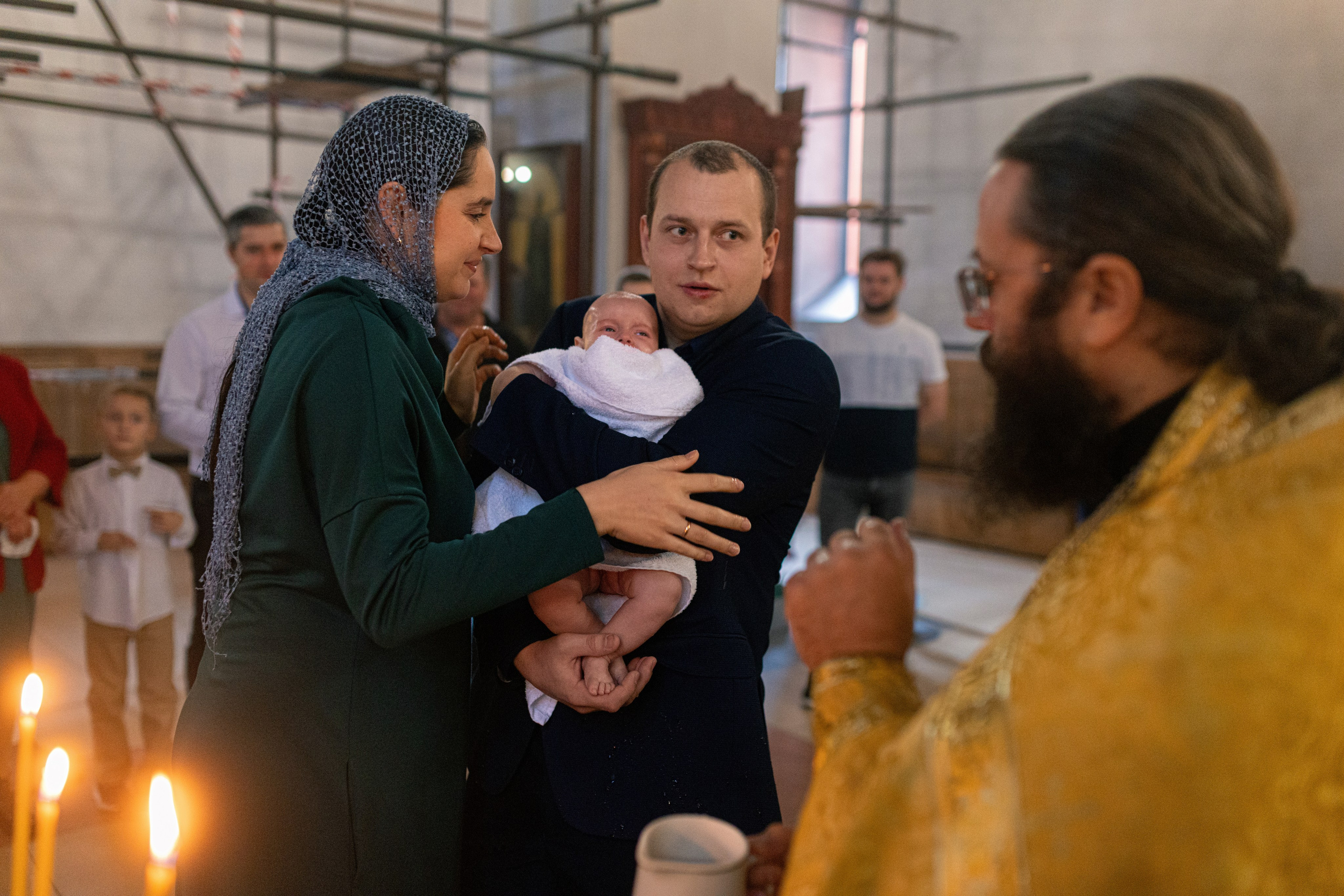 Крещение Алины. Дмитрий Шульгин, портретный фотограф в Воронеже