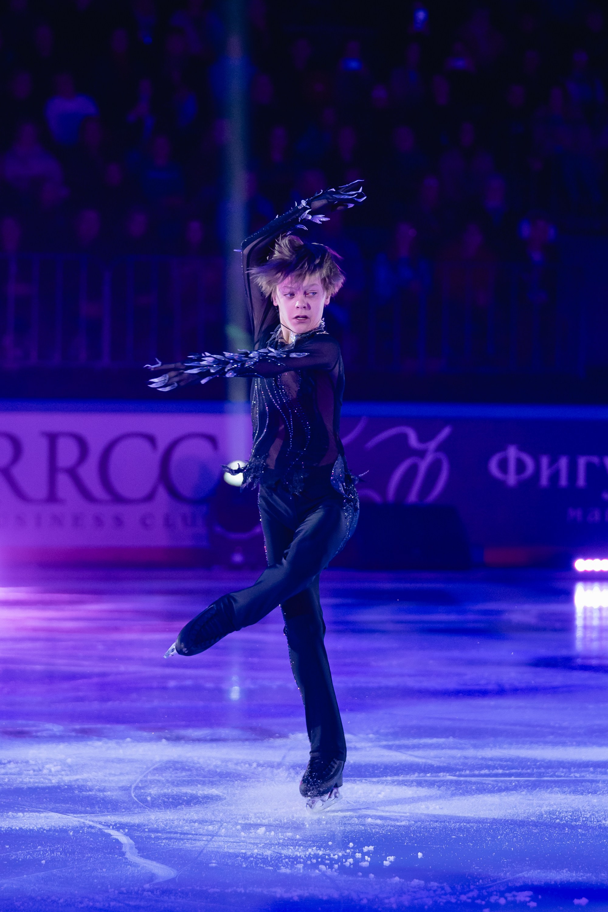 Шоу «Чемпионы на льду» в Новосибирске. Воробьева Ксения — Спортивный и танцевальный фотограф Новосибирск