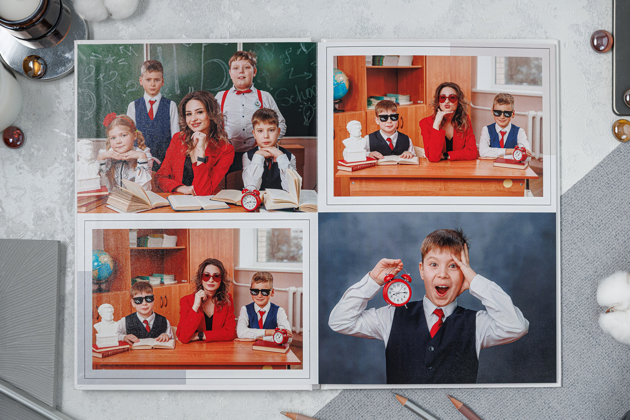 Выпускные альбомы 4 класс. Семейный и детский фотограф Комина Елена, Власиха, Одинцово