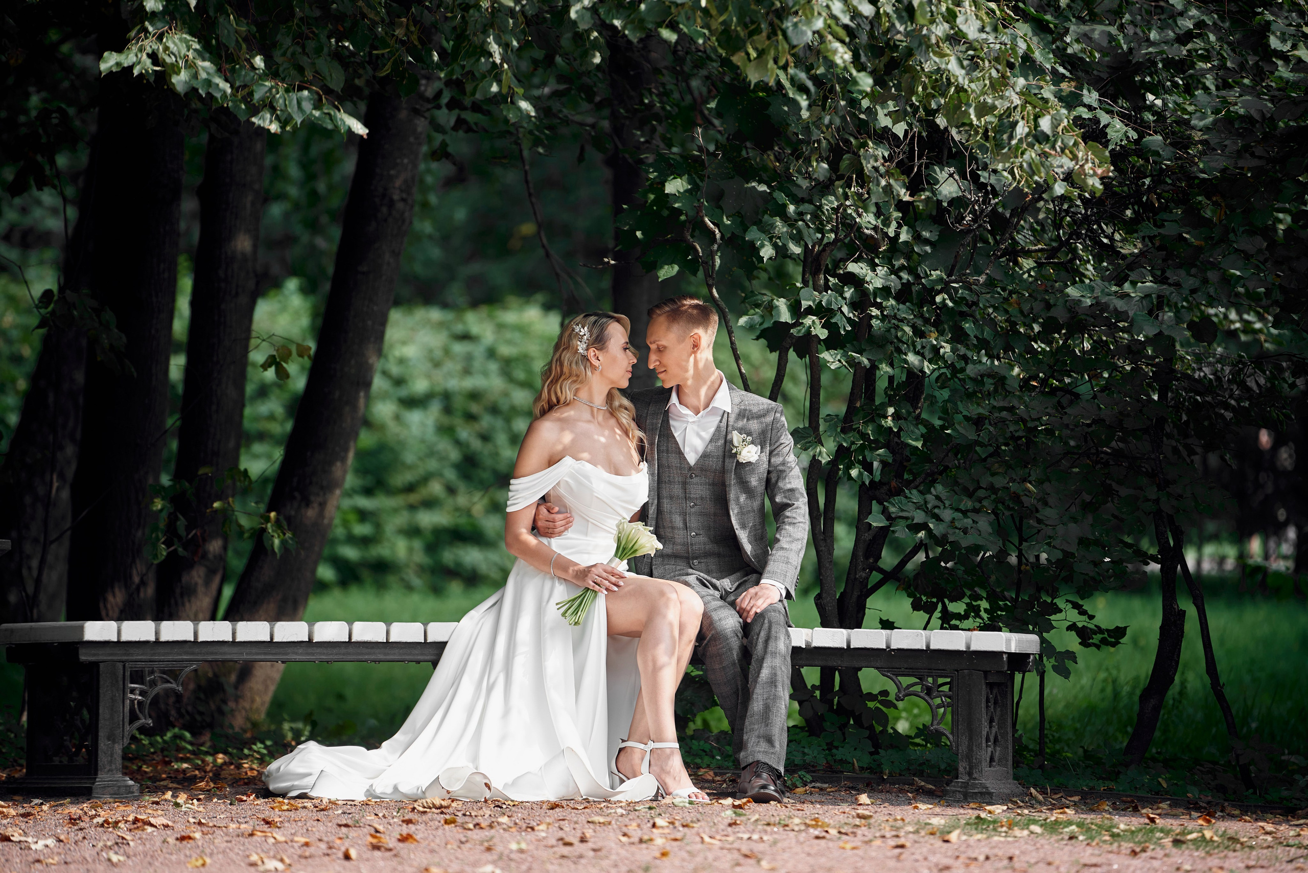 Свадебняа Фотосессия Николая и Анастасии в Кусково