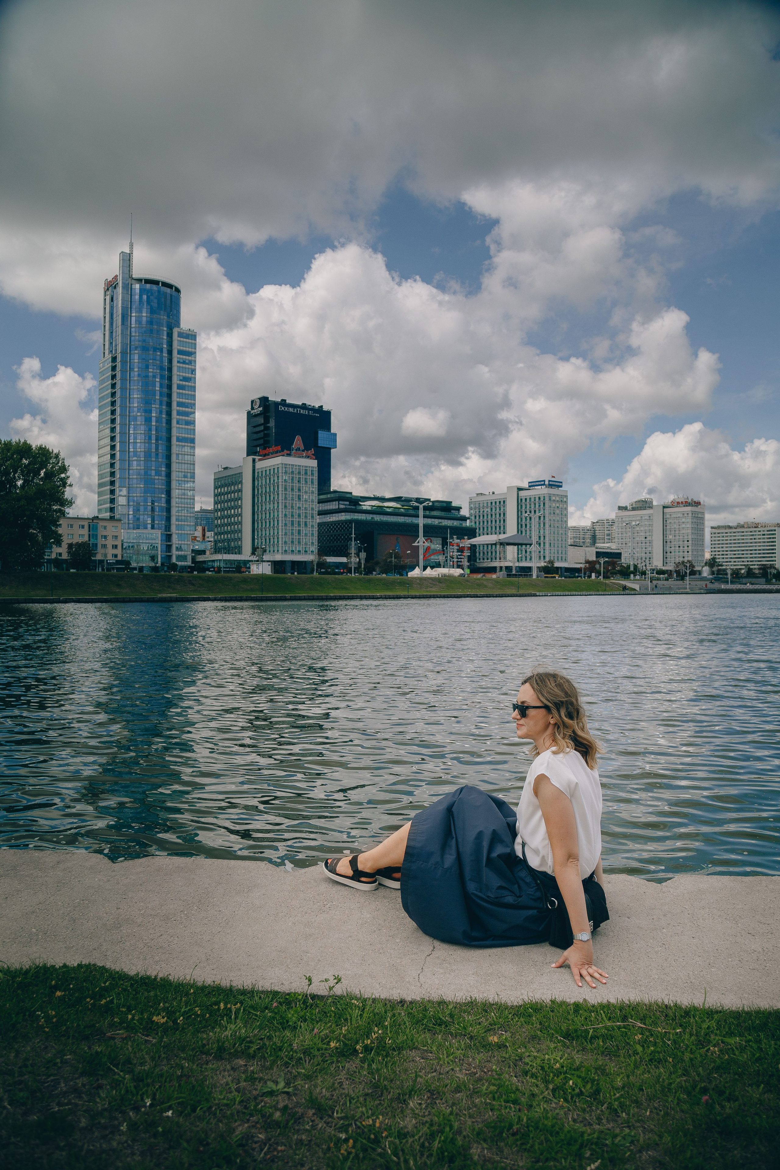 Набережная Свислочи, фотограф