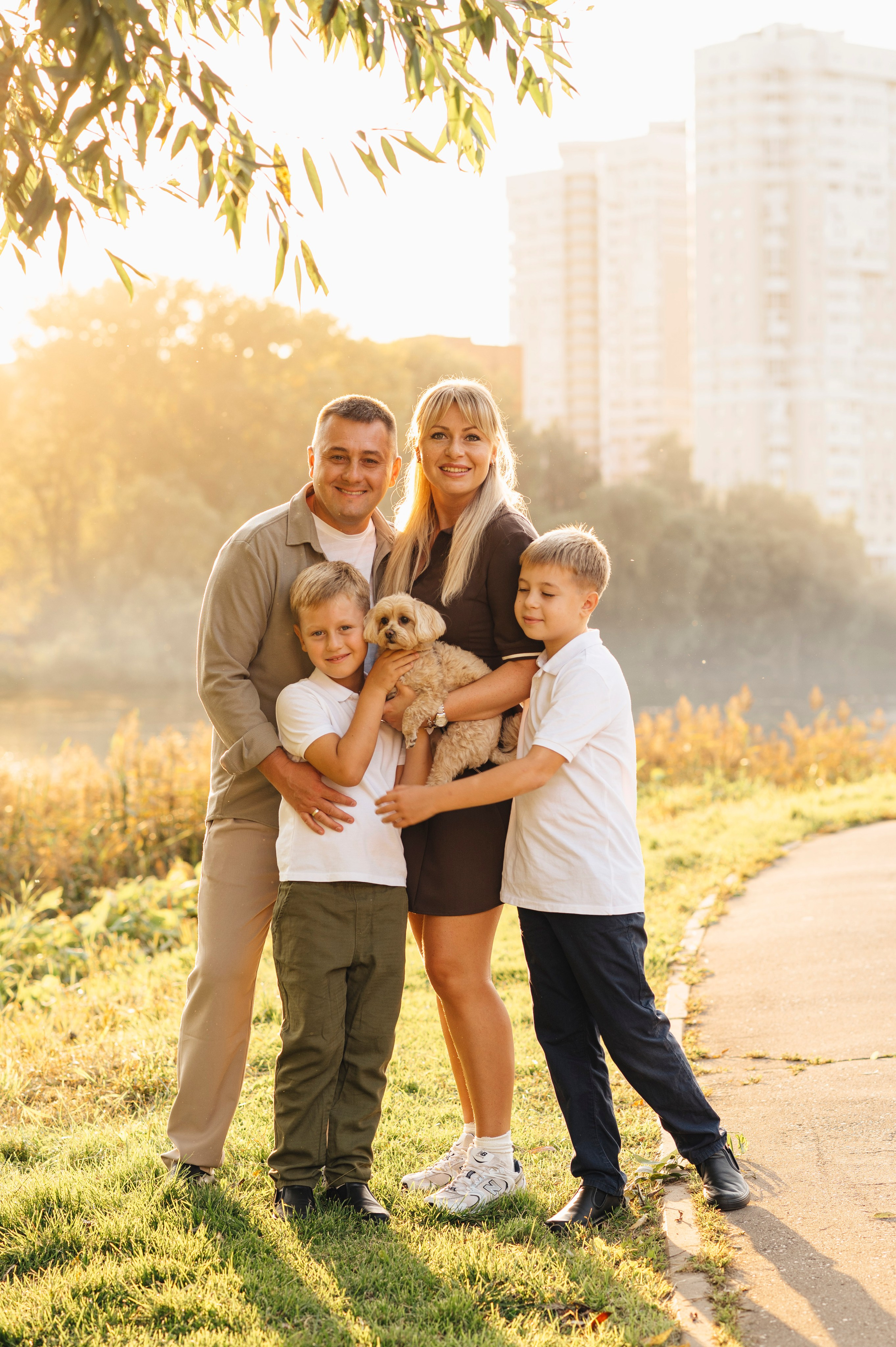 Семейная фотосессия на природе. Анна Боровикова, фотограф Пушкино