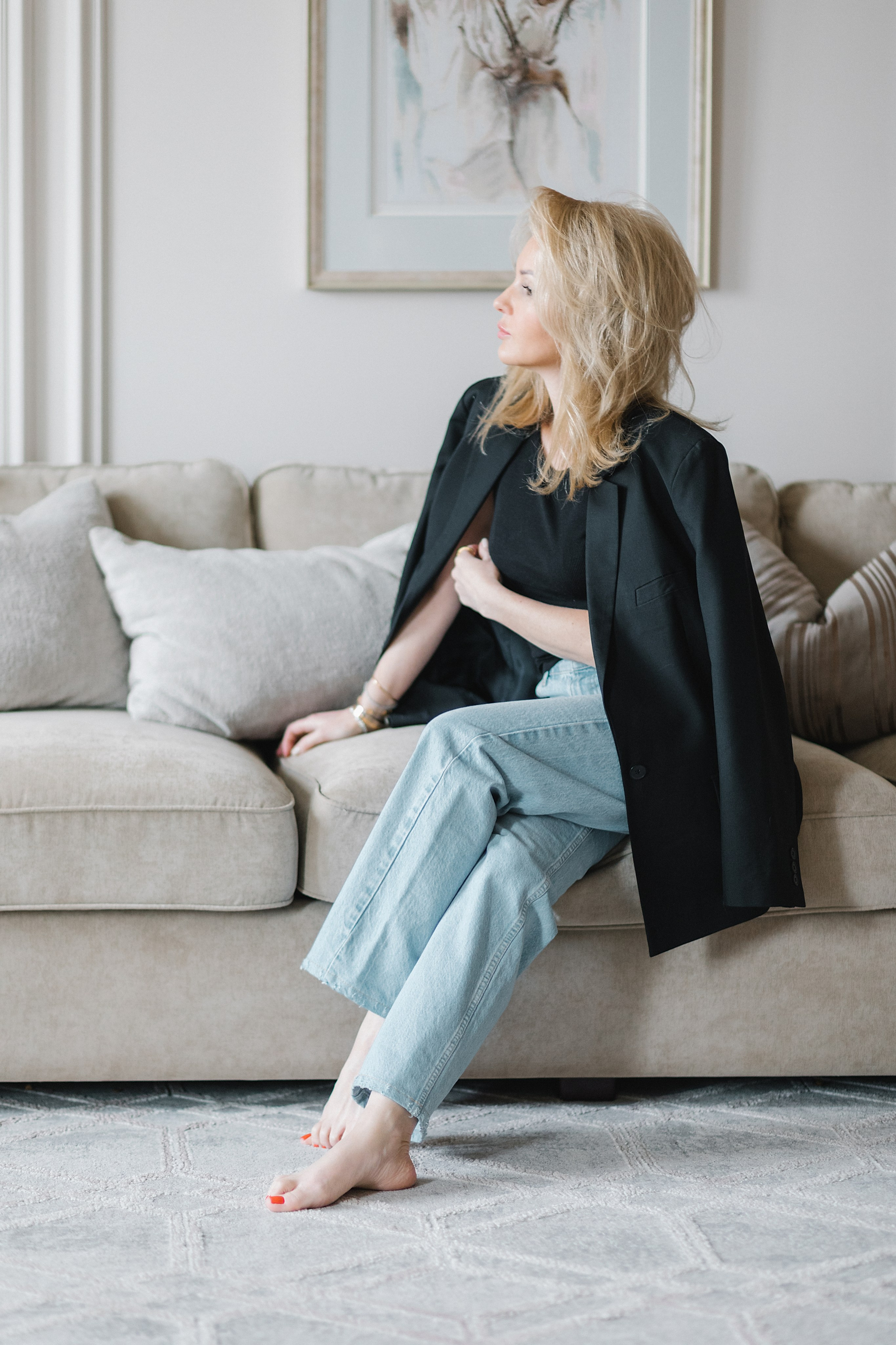 Весенняя фотосессия дома. Лена Крутова. Фотограф в Москве