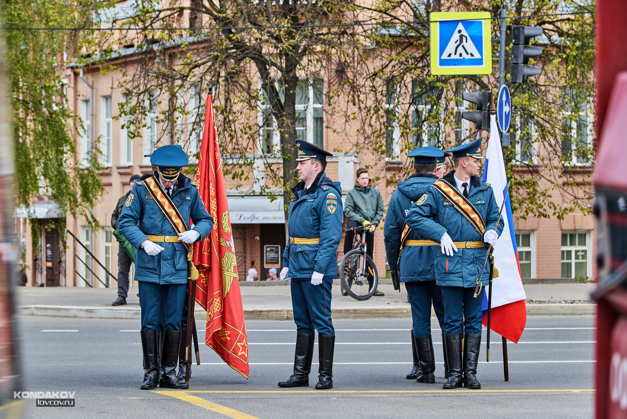 Парад в честь празднования День Победы 9 мая 2024 года в городе Иваново