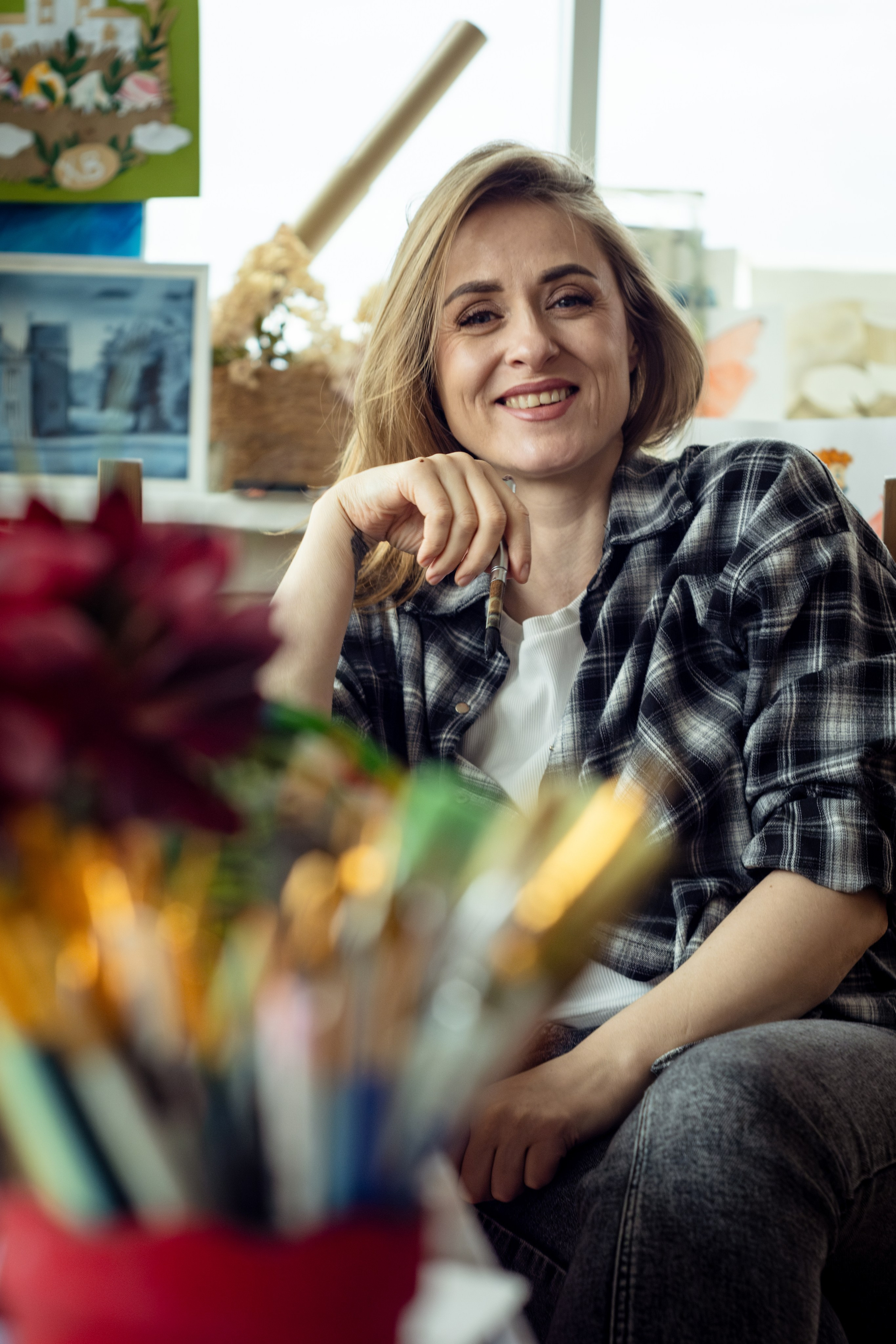 Контент для художницы Лены Кураш. Фотограф и видеограф Анна Жагорина