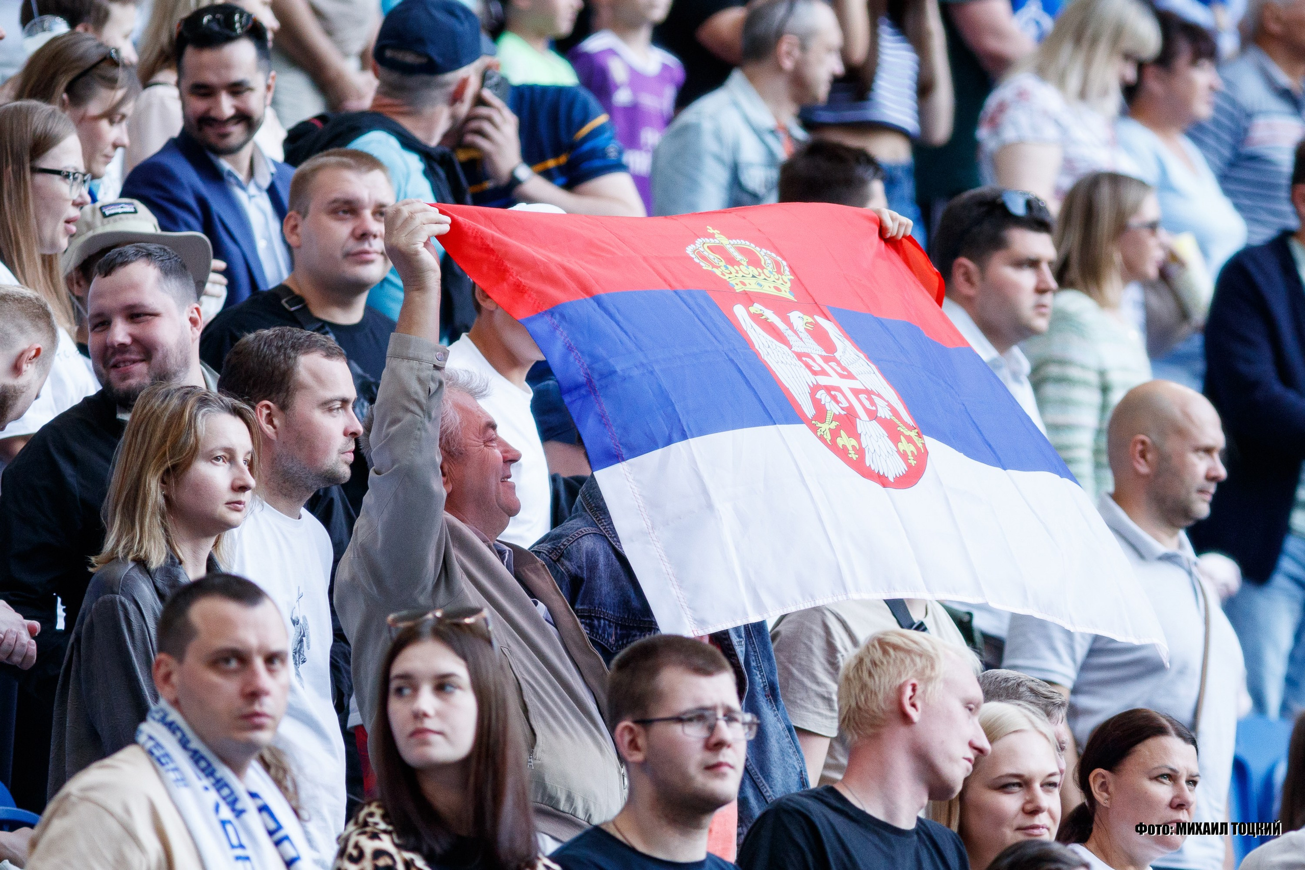 Фоторепортаж. ФК Динамо — ФК Партизан. Михаил Тоцкий портретный и репортажный фотограф в Москве