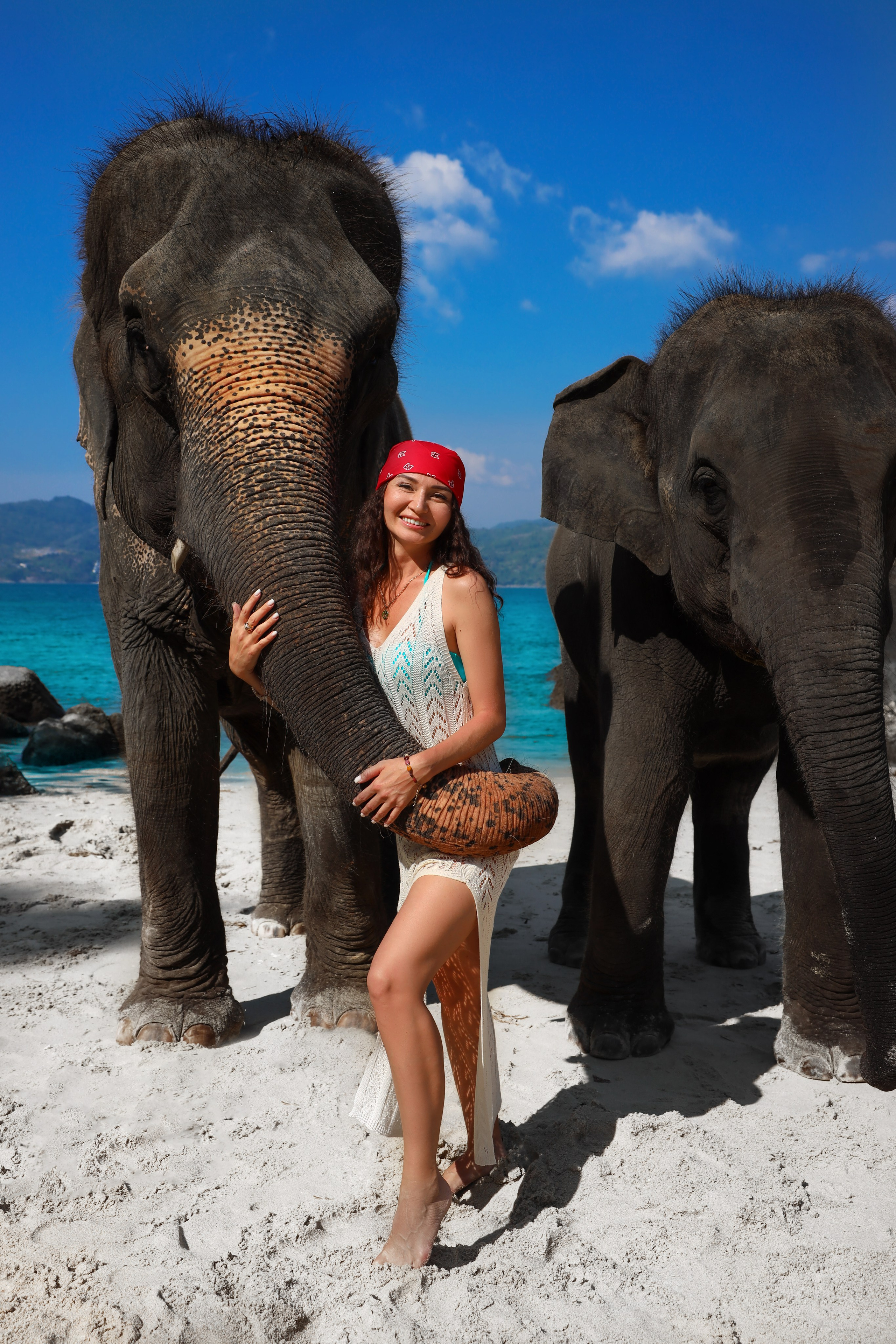 Фотосессия со слонами на Пхукете. Фотограф на Пхукете в Таиланде