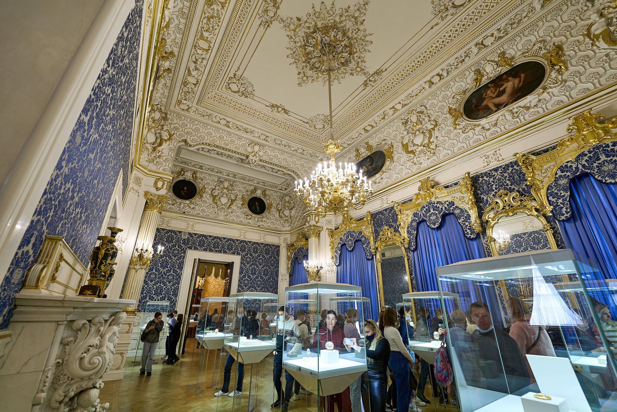Интерьеры музея Фаберже в Санкт-Петербурге