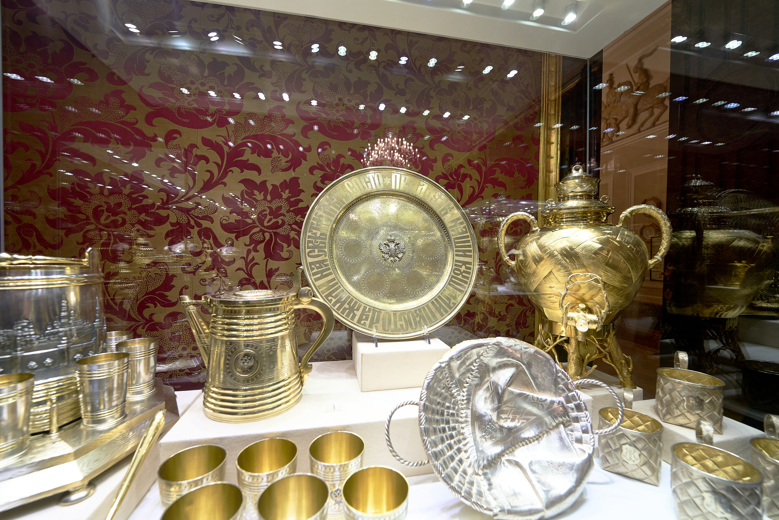 Экспонаты музея Фаберже в Санкт-Петербурге