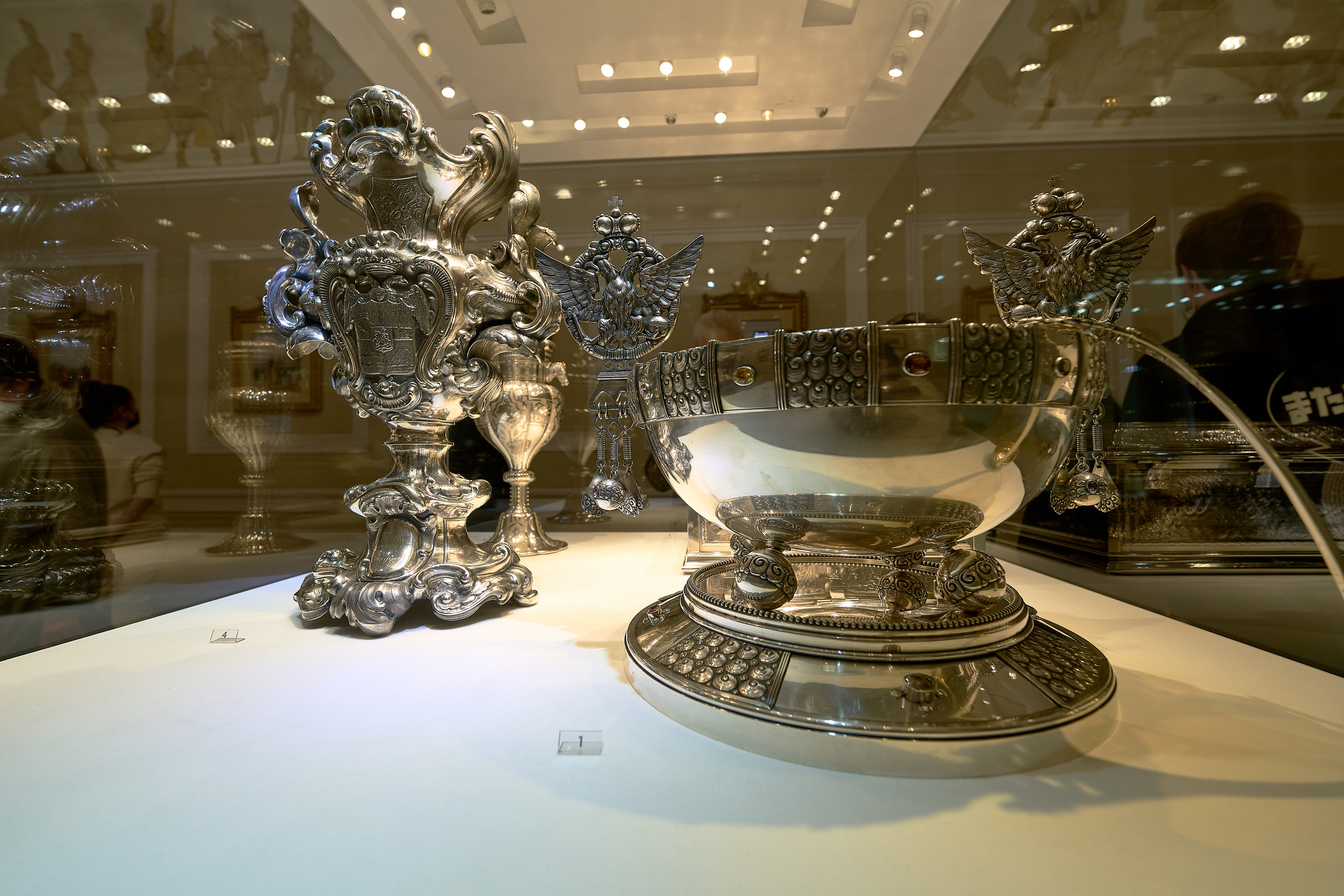 Экспонаты музея Фаберже в Санкт-Петербурге