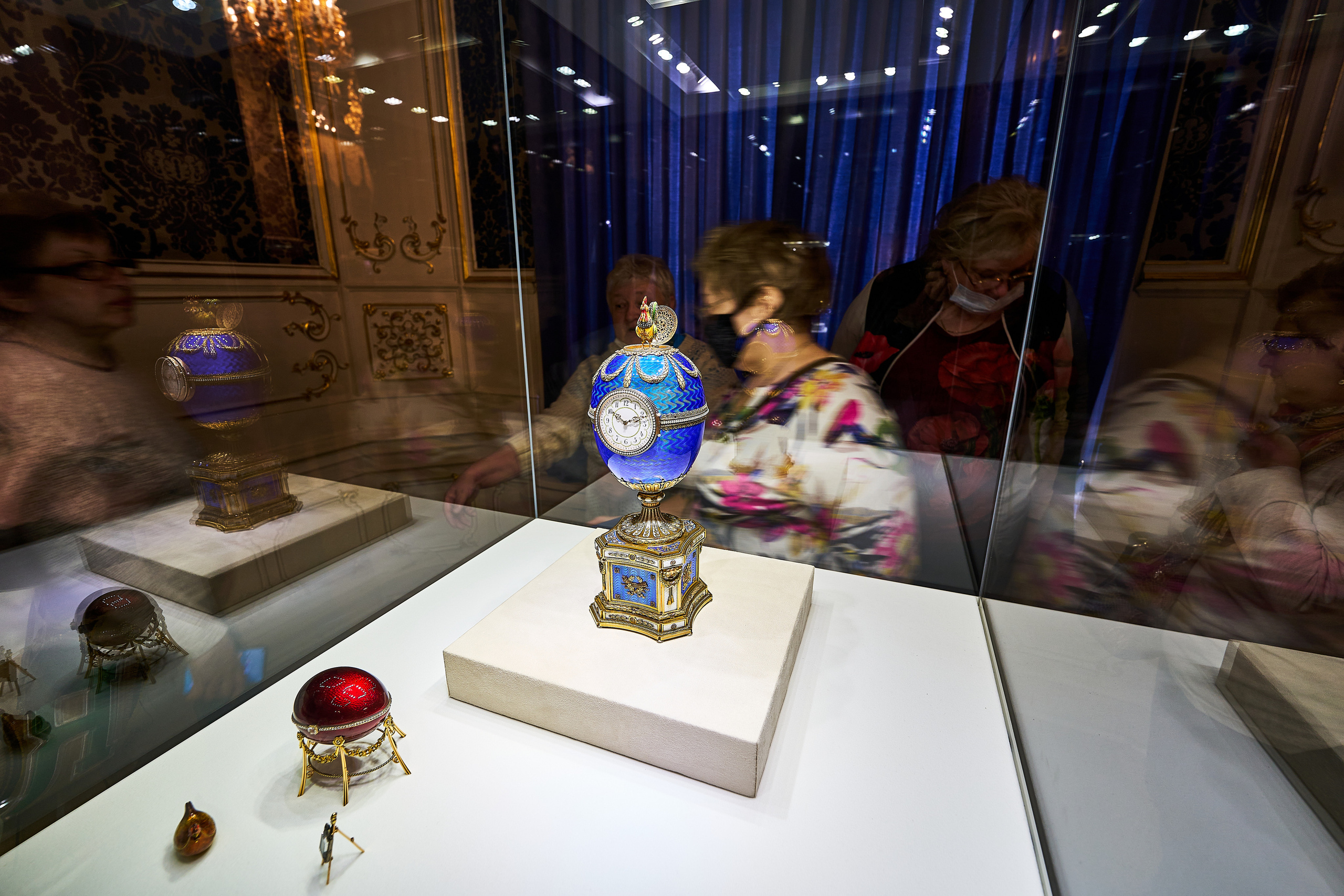 Экспонаты музея Фаберже в Санкт-Петербурге