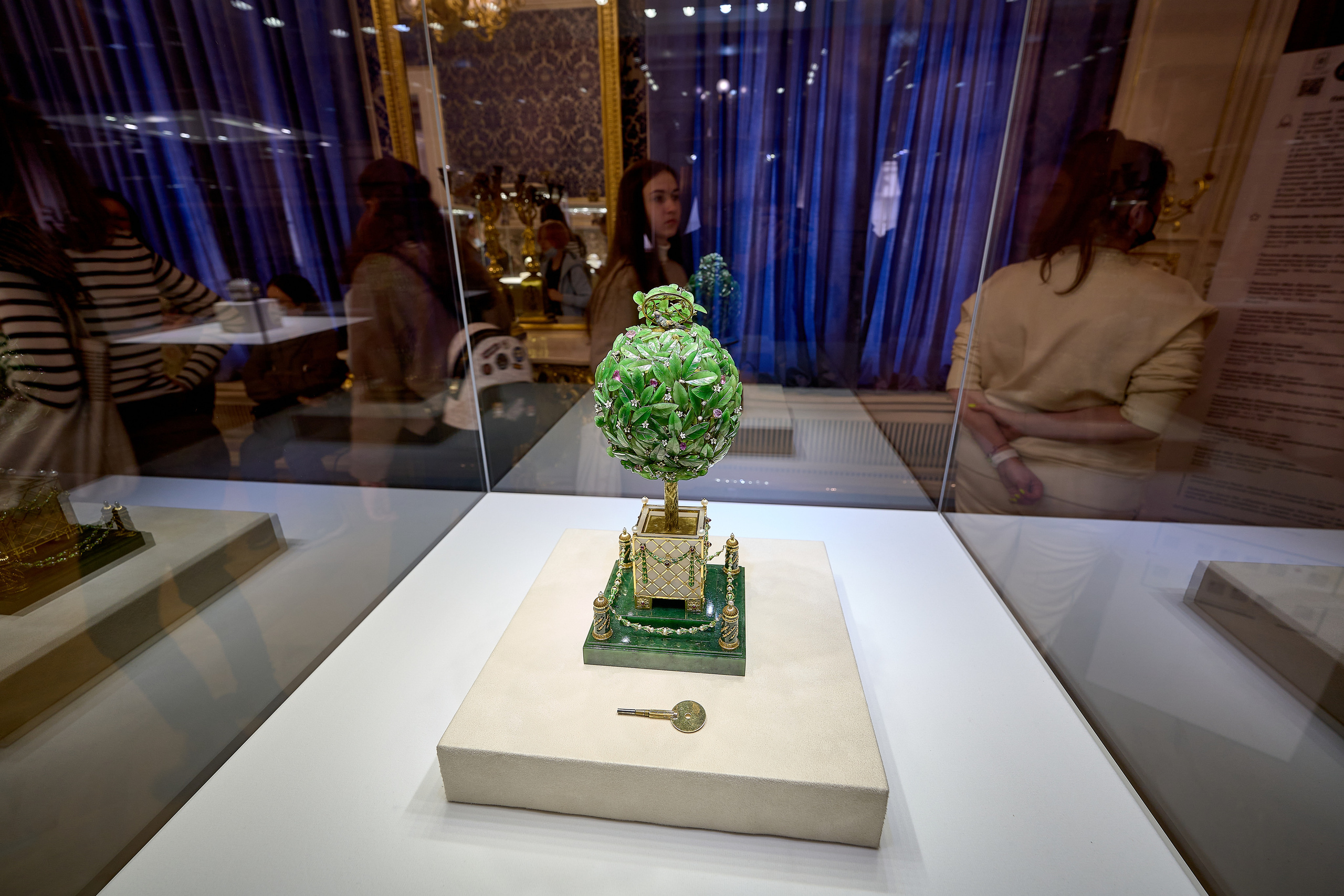 Экспонаты музея Фаберже в Санкт-Петербурге