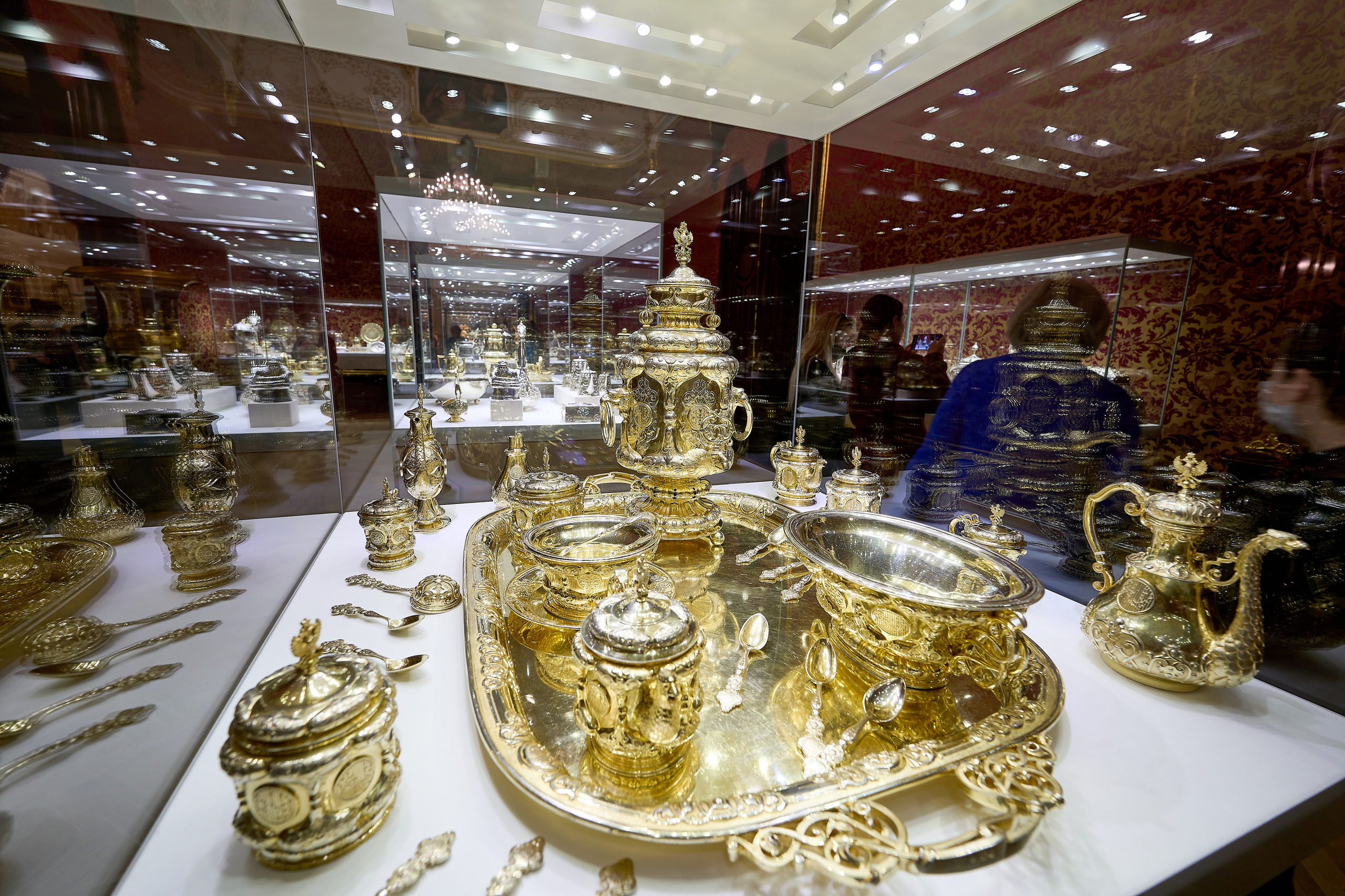 Экспонаты музея Фаберже в Санкт-Петербурге