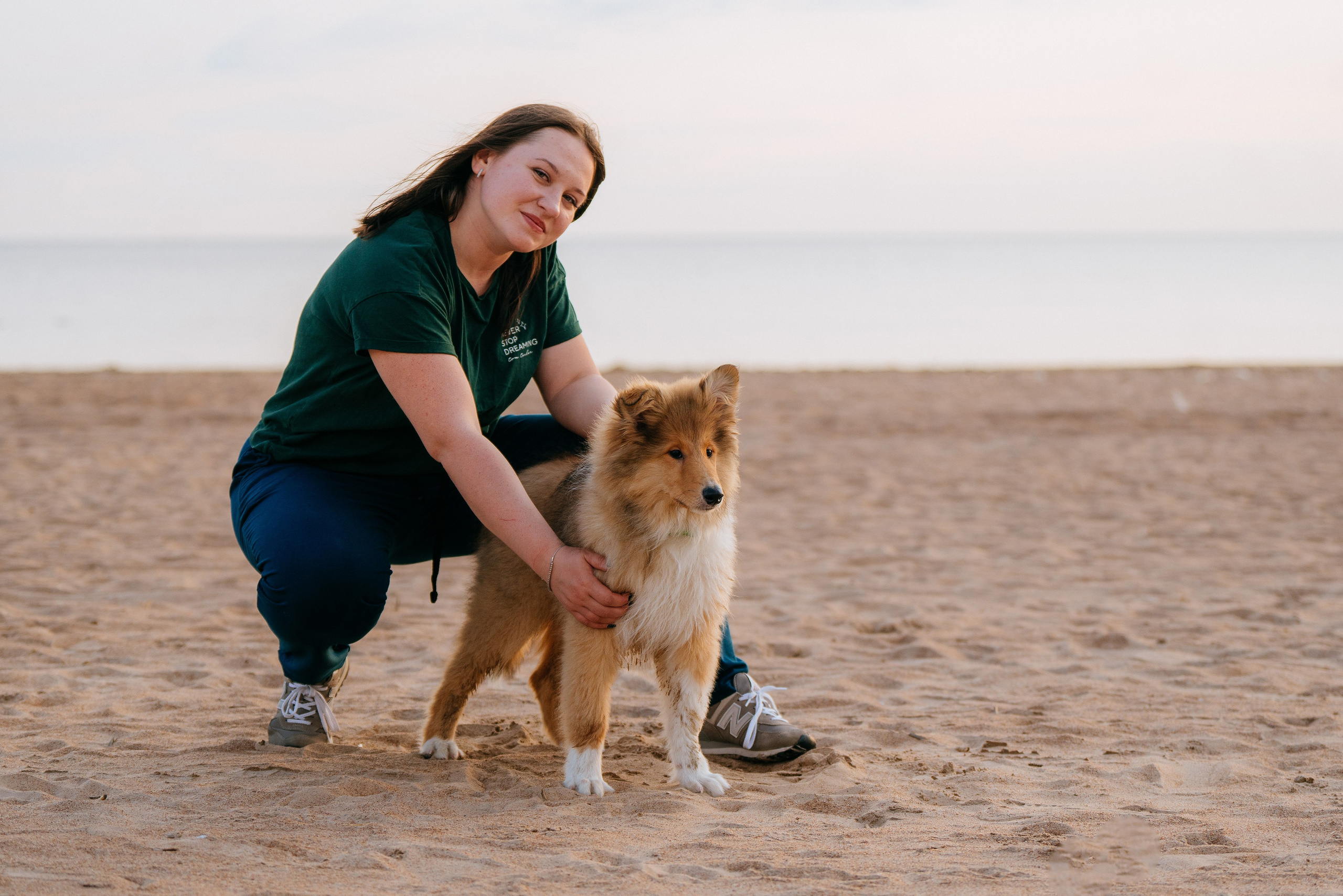 Фотосессия со щенками колли. Фотограф анималист в Спб недорого Олеся Майорова