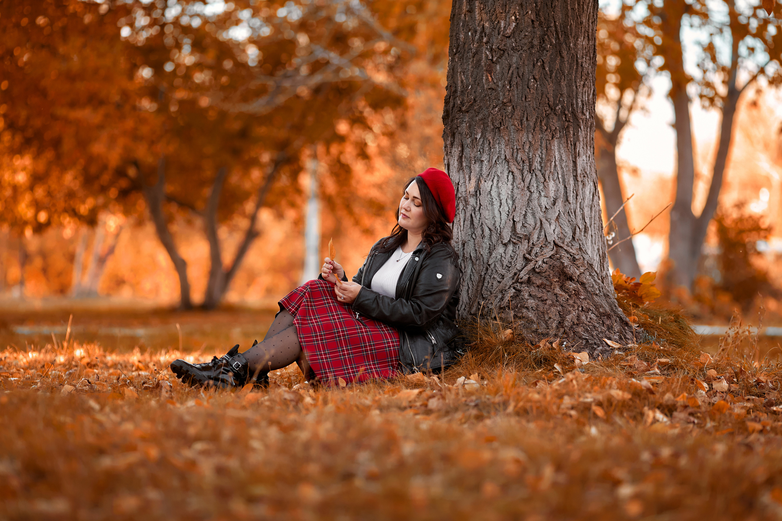 осенняя фотосессия для девушки