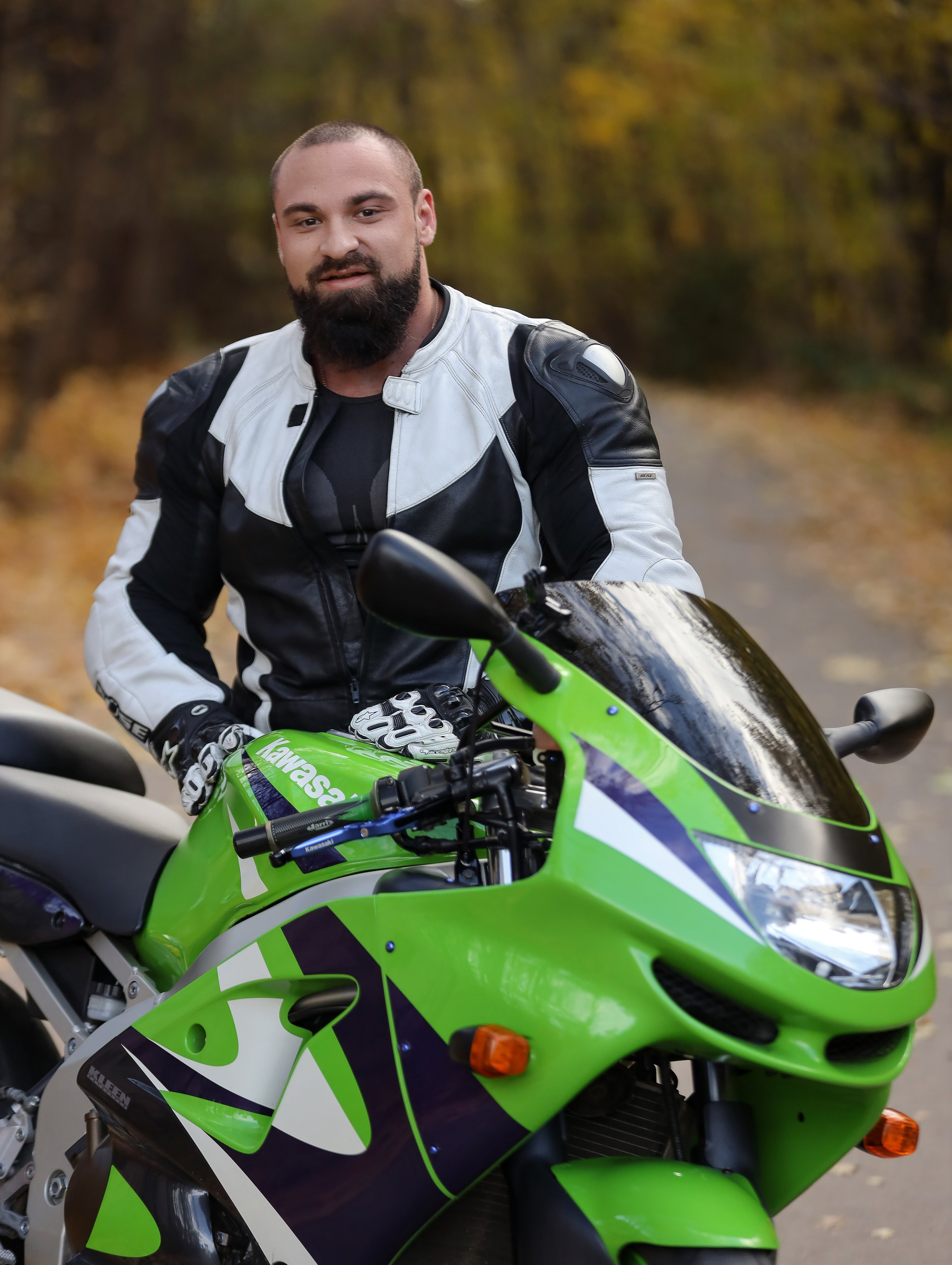 Виталий Kawasaki ZX6R. Фотограф Антон Чупринин