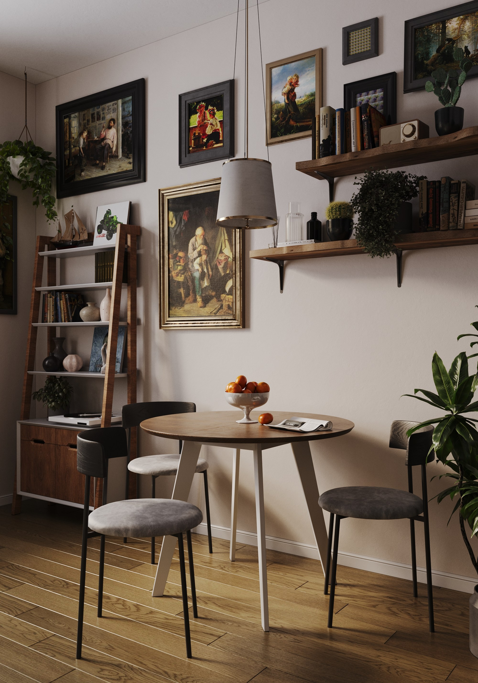 МК домик в деревне. Popov.Viz интерьерный 3D-визуализатор