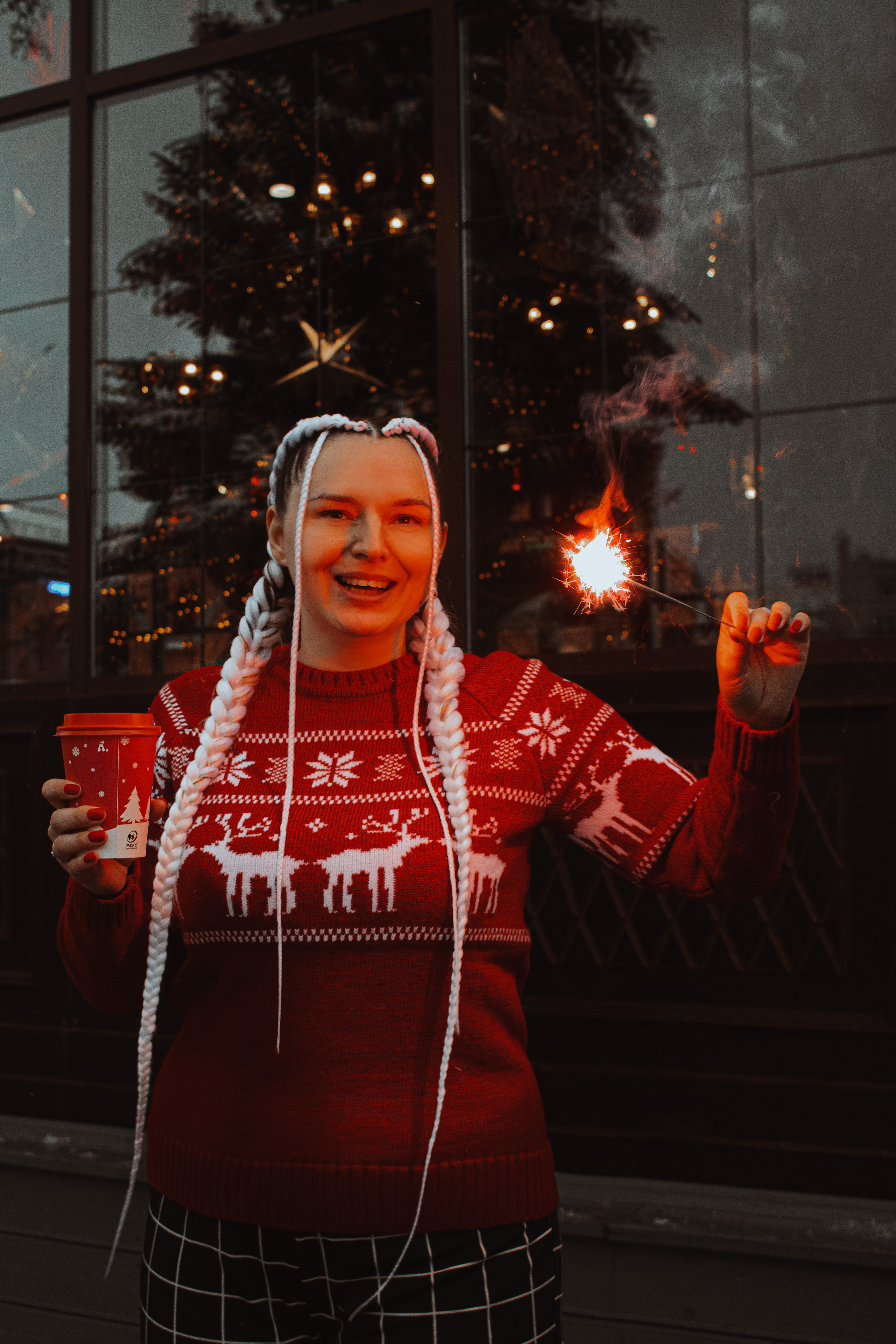 Новогодняя фотопрогулка. Портретный фотограф Москва