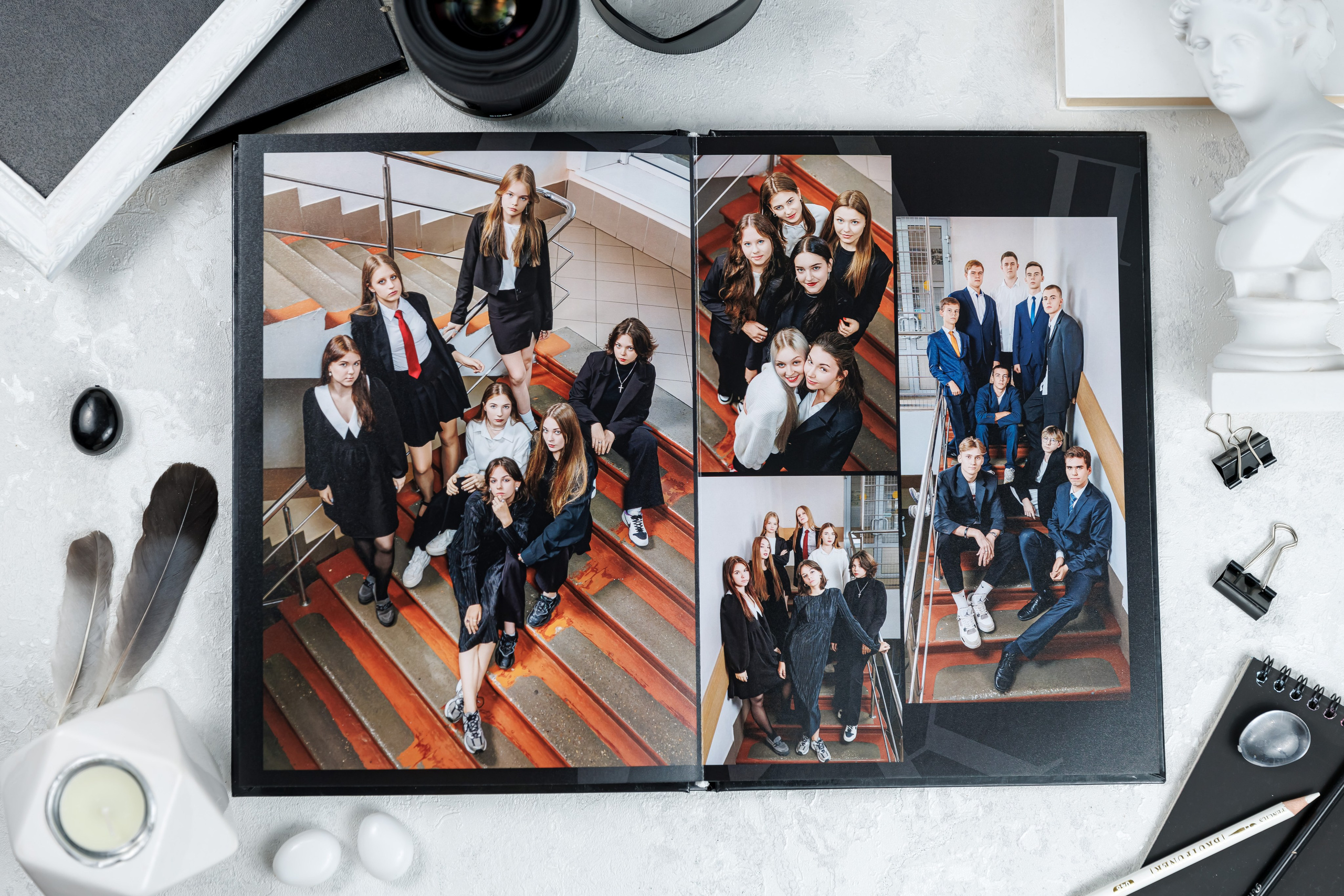 Альбомы общей вёрстки (одинаковые) 9, 11 класс. Семейный и детский фотограф Комина Елена, Власиха, Одинцово