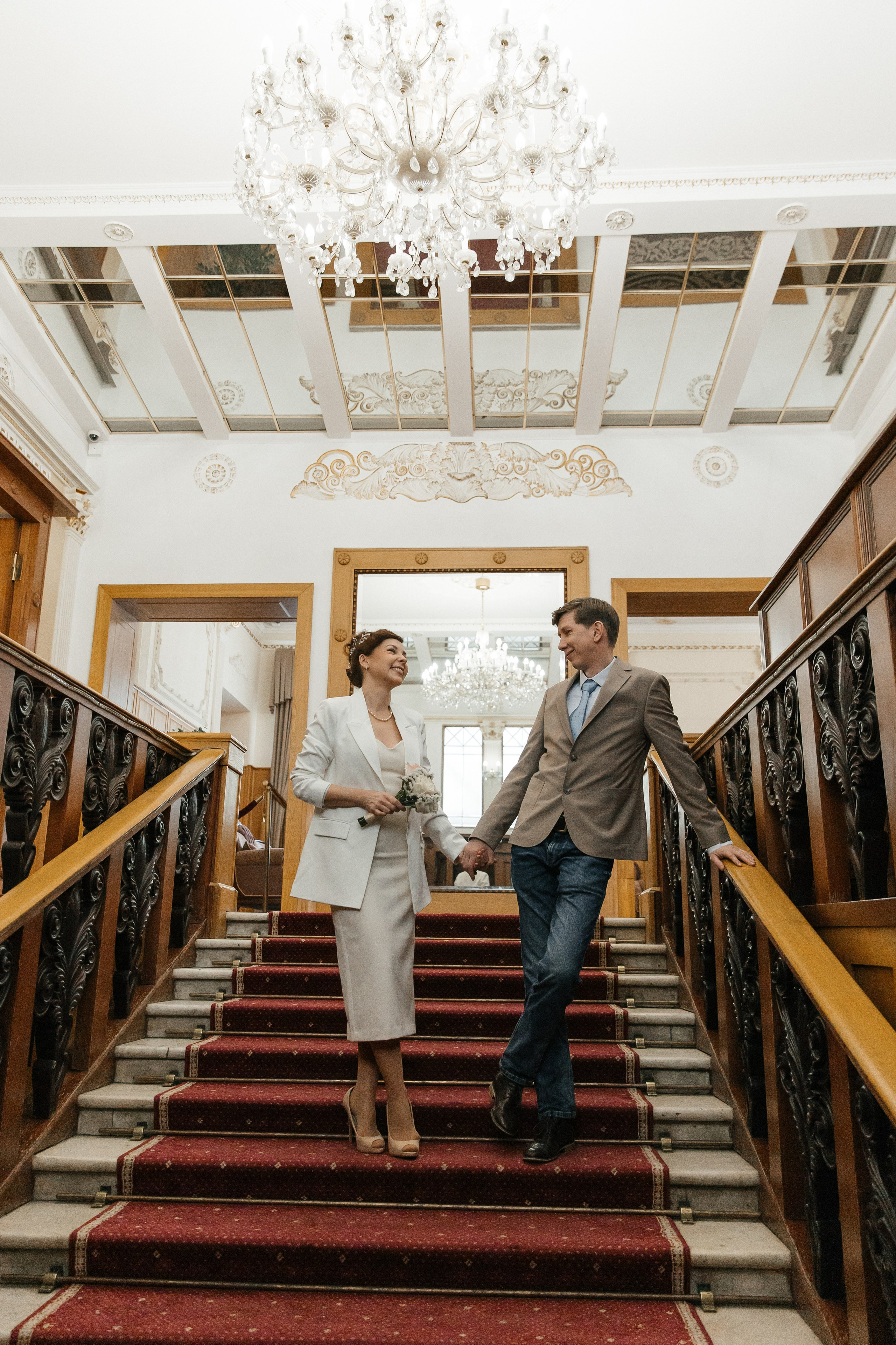 Свадебная фотосессия в Грибоедовском ЗАГСе (Дворец Бракосочетания № 1). Фотограф и видеограф Анна Домашенко