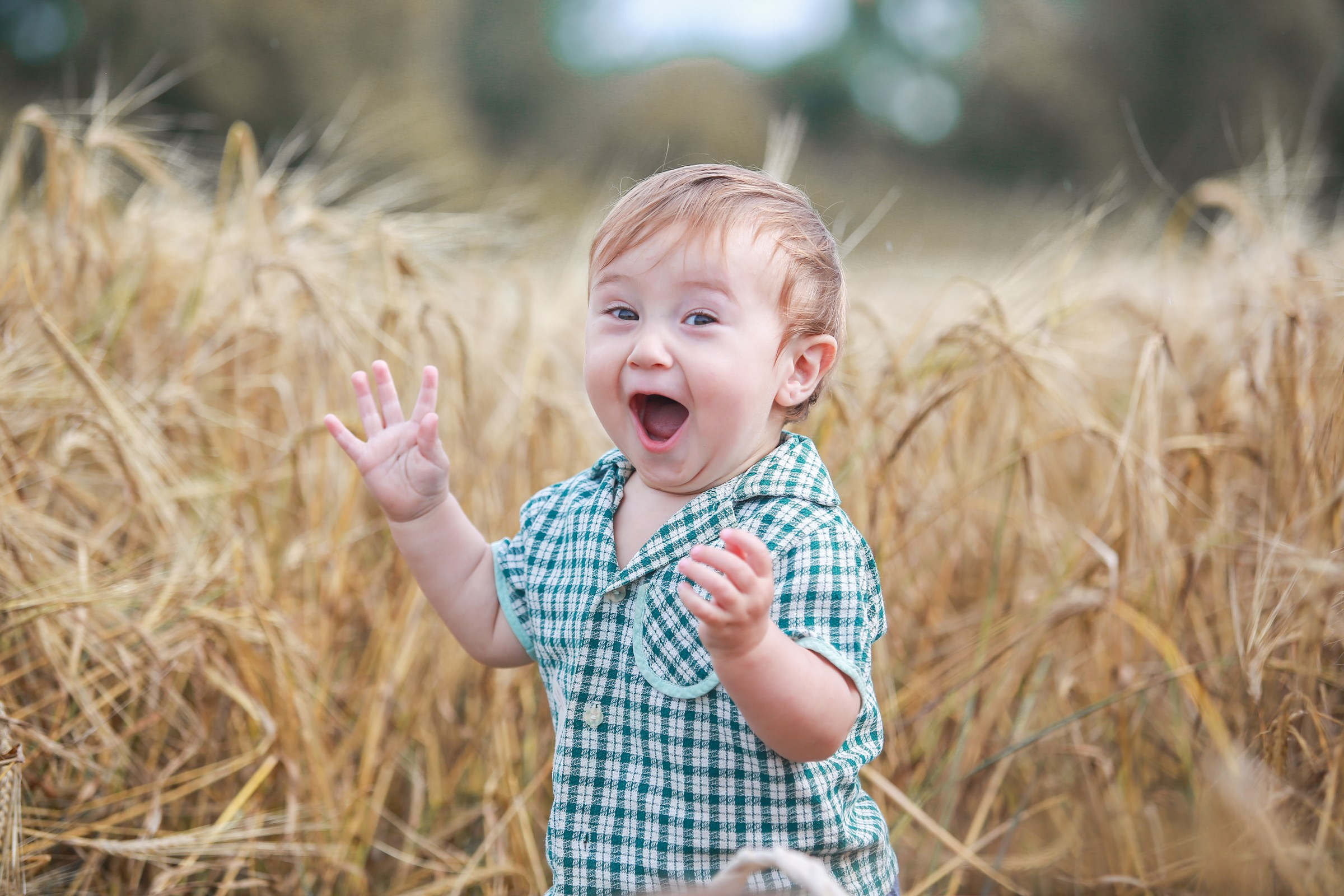 Фотосессия в поле пшеницы, съёмка с сеном и стогами, золотые поля. Семейный и детский фотограф в Москве Мария Быкова