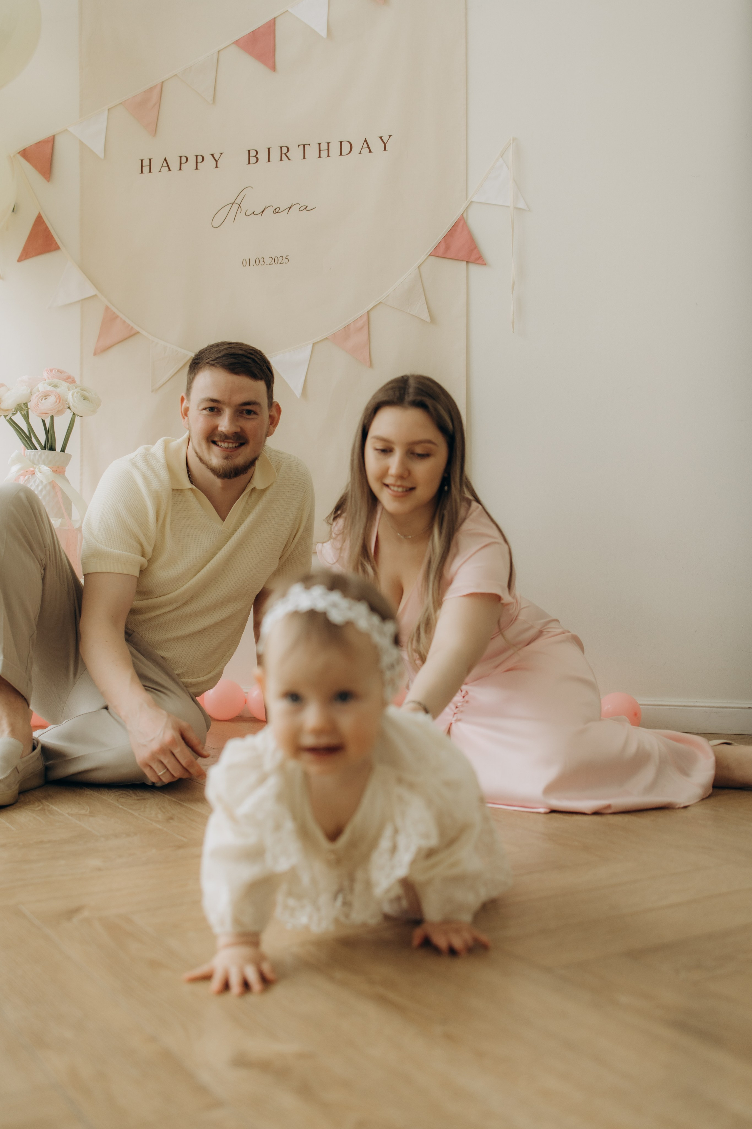 Первый день рождения!. Семейный фотограф Москва Юлиана Фетисова