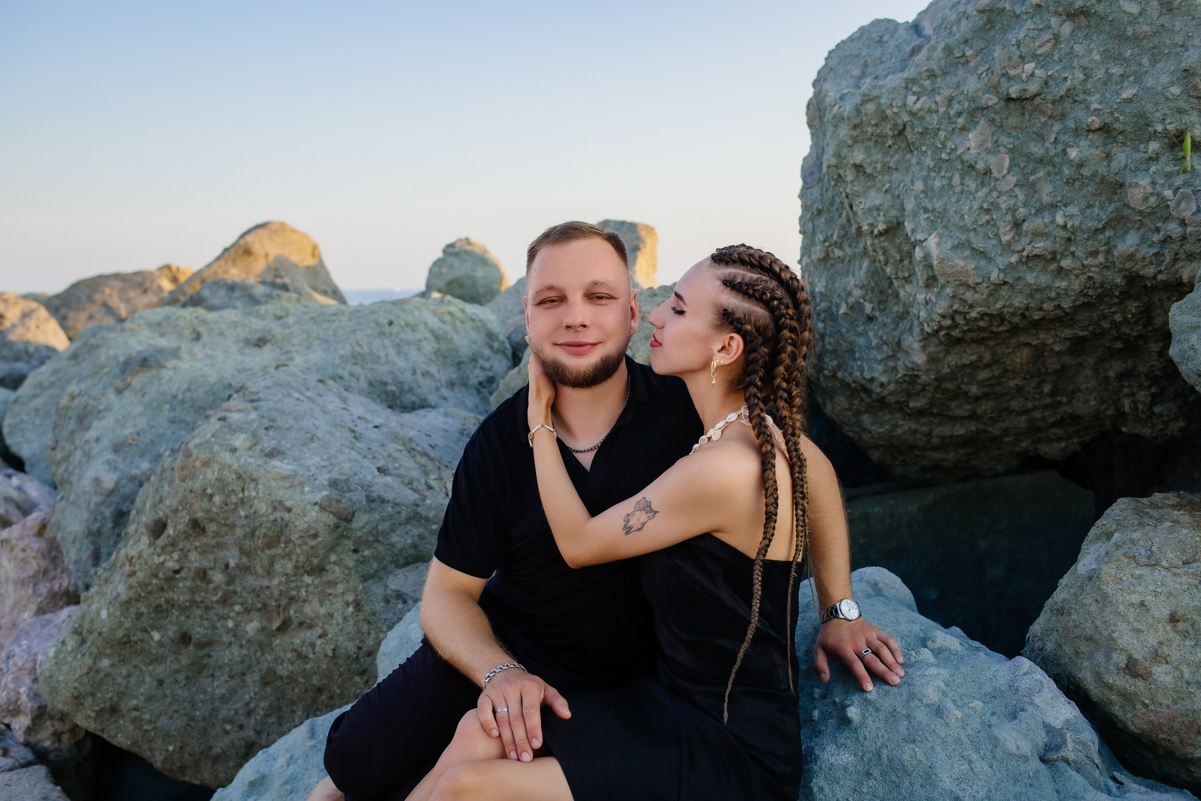 Лавстори фотосессия на закате в Адлере. Фотограф Сочи Адлер. Солькаева Анастасия