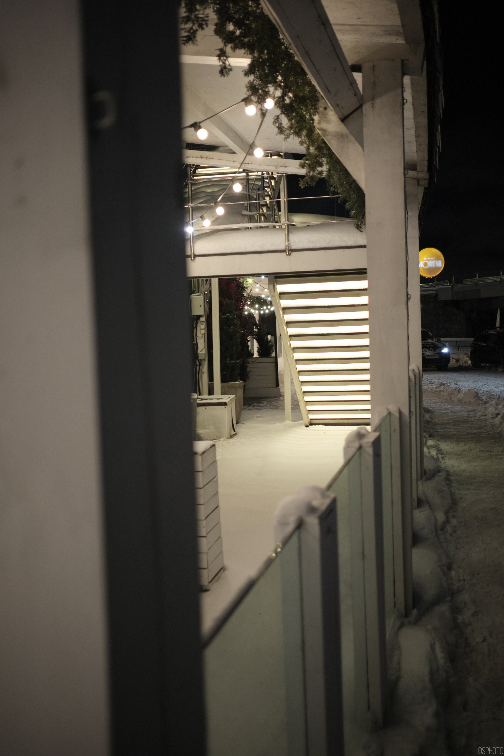 Снег и туман в Санкт-Петербурге. Фотографъ Сергѣевъ. Поймать мгновеніе